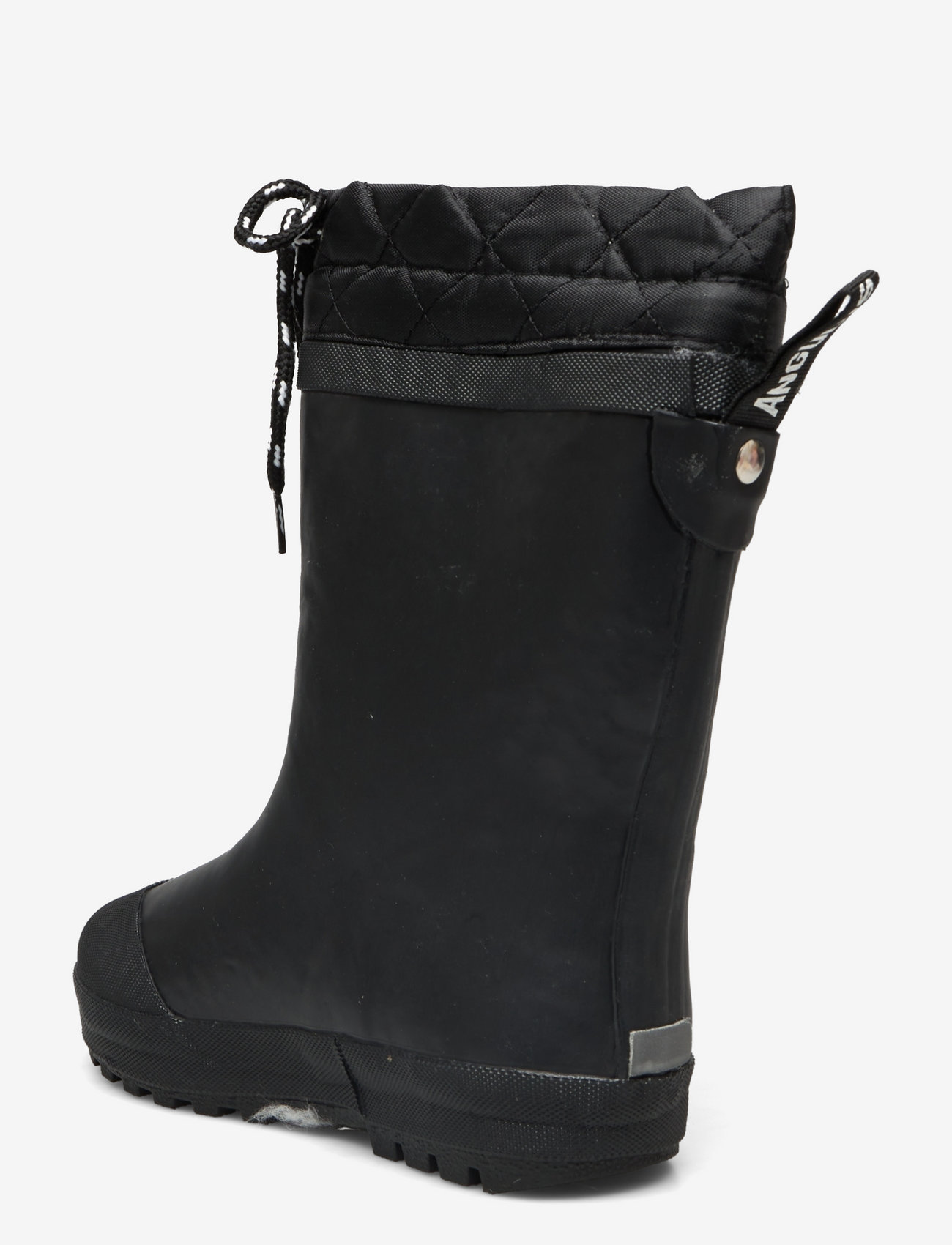 ANGULUS - Rainboots with woollining - gummistøvler med for - 0001 black - 2