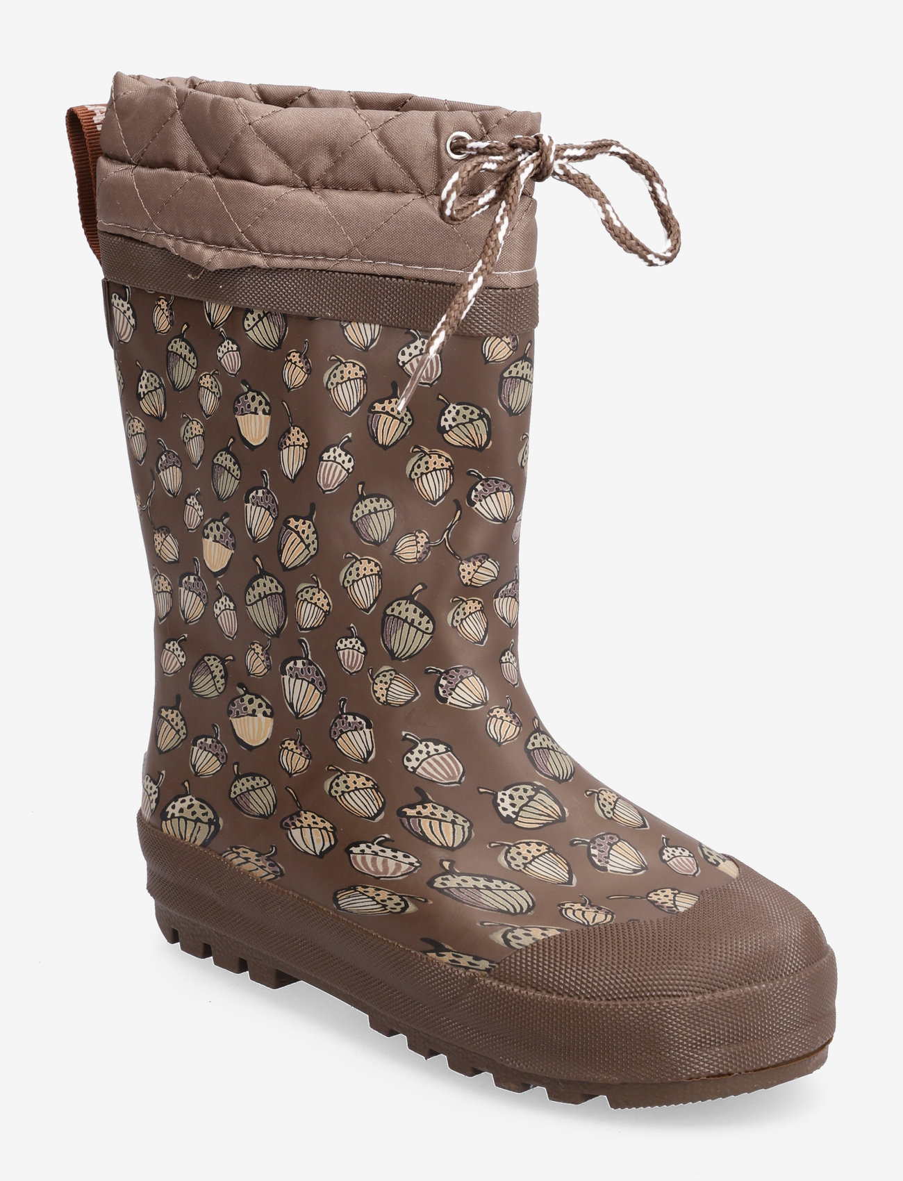 ANGULUS - Rainboots with woollining - lined rubberboots - 0025 acorn print - 0