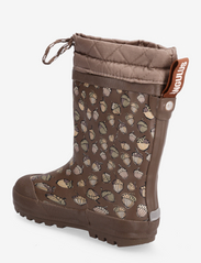 ANGULUS - Rainboots with woollining - lined rubberboots - 0025 acorn print - 2