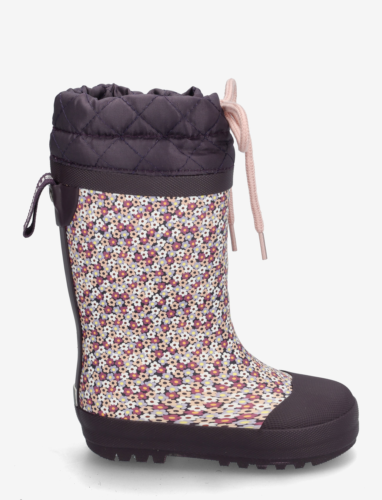 ANGULUS - Rainboots with woollining - fodrade gummistövlar - 0048 flowers/violet - 1