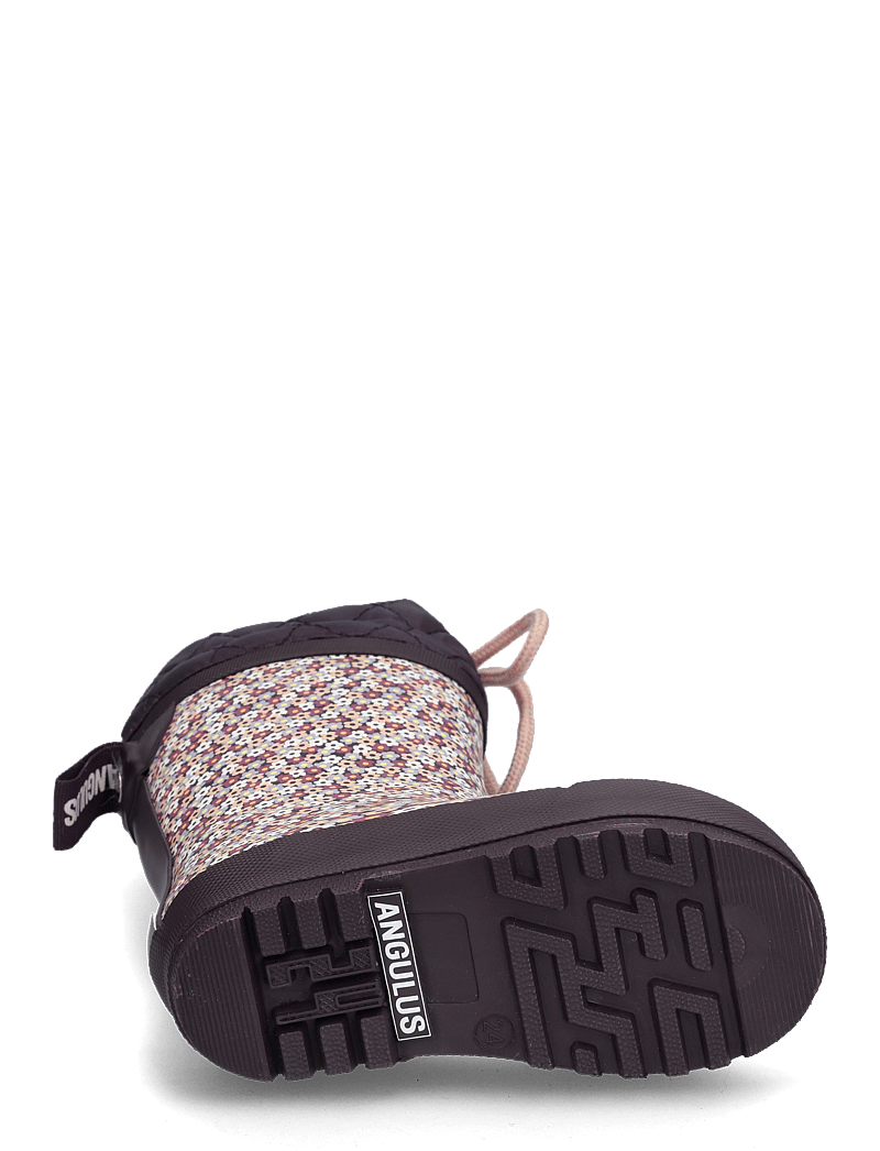 ANGULUS - Rainboots with woollining - fodrade gummistövlar - 0048 flowers/violet - 4