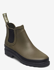 ANGULUS - Rain boots - low with elastic - kobiety - 0002 olive - 0