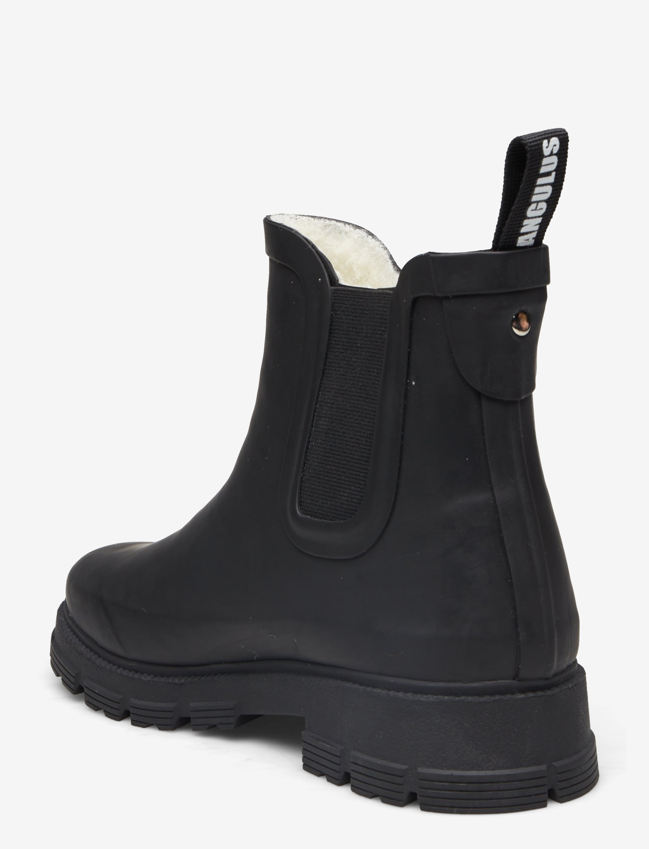 ANGULUS - Rain boots - low with elastic - Üleriided - 0001 black - 2