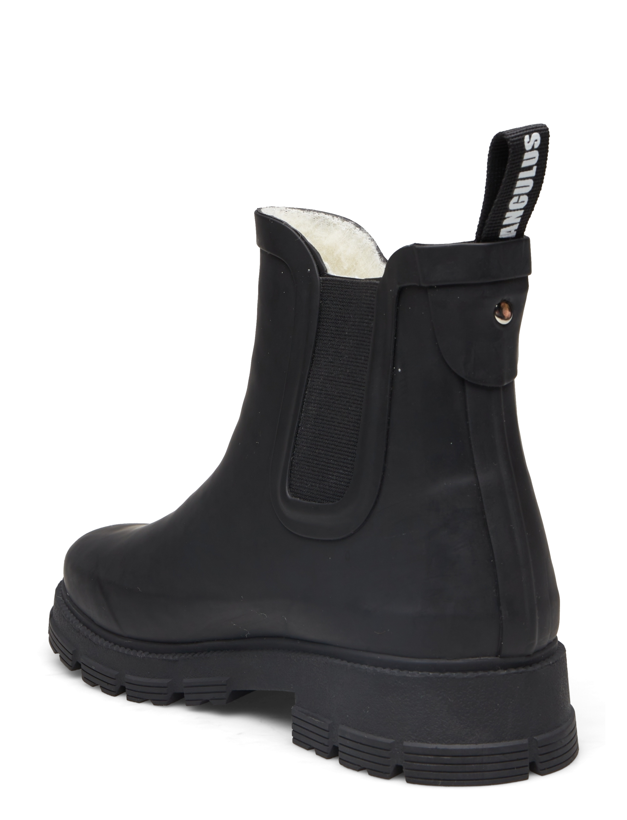 ANGULUS - Rain boots - low with elastic - 0001 black - 2