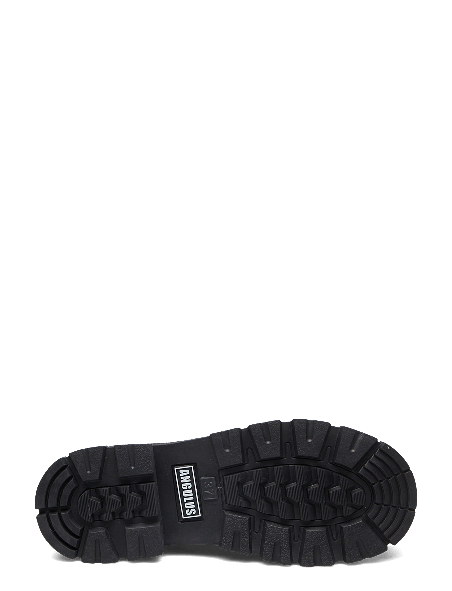 ANGULUS - Rain boots - low with elastic - fashion trends - 0001 black - 4