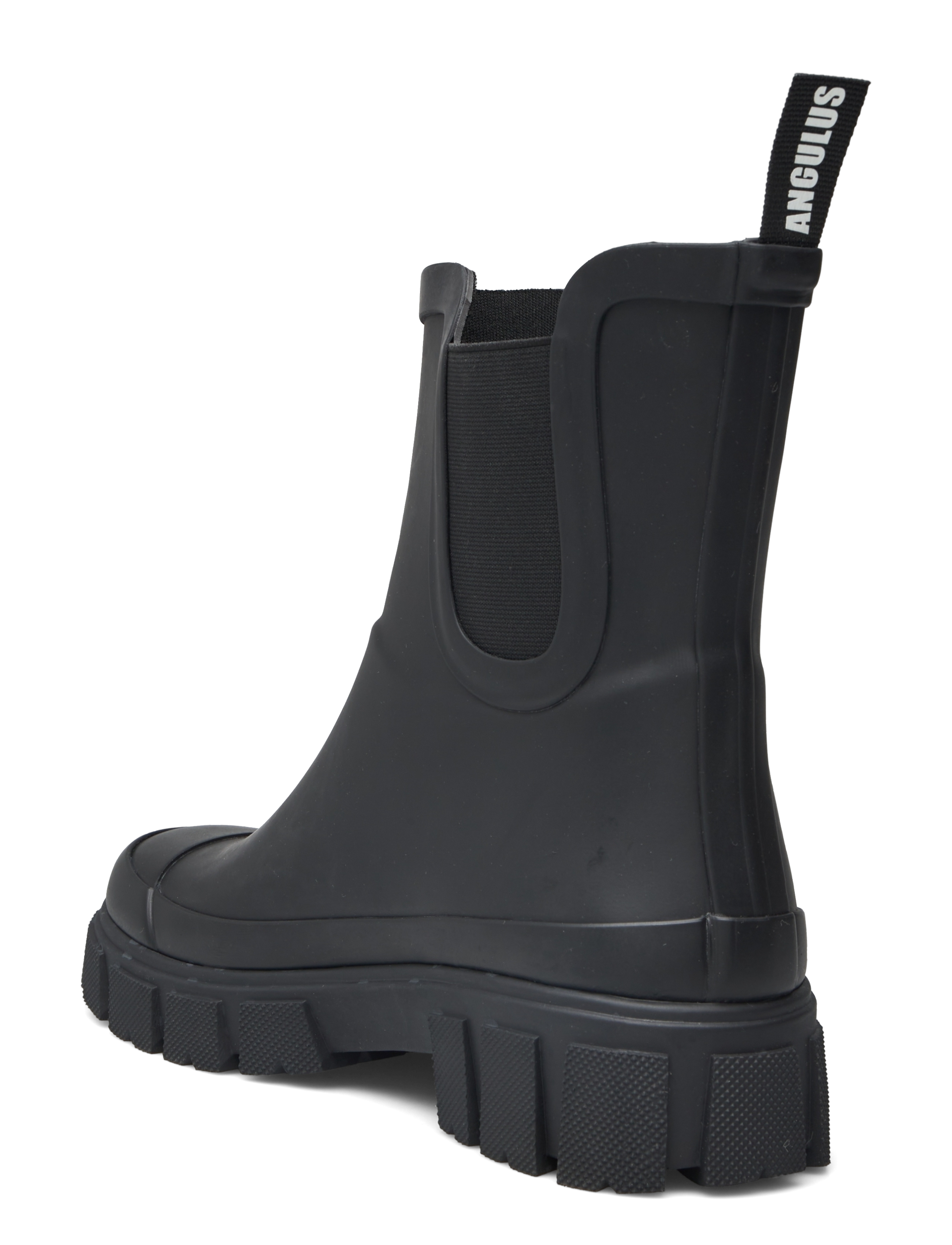 ANGULUS - Rain boots - mid height with e - virsdrēbes - 0001 black - 2