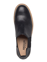 ANGULUS - Shoes - flat - with elastic - 1310/001 black/black - 5