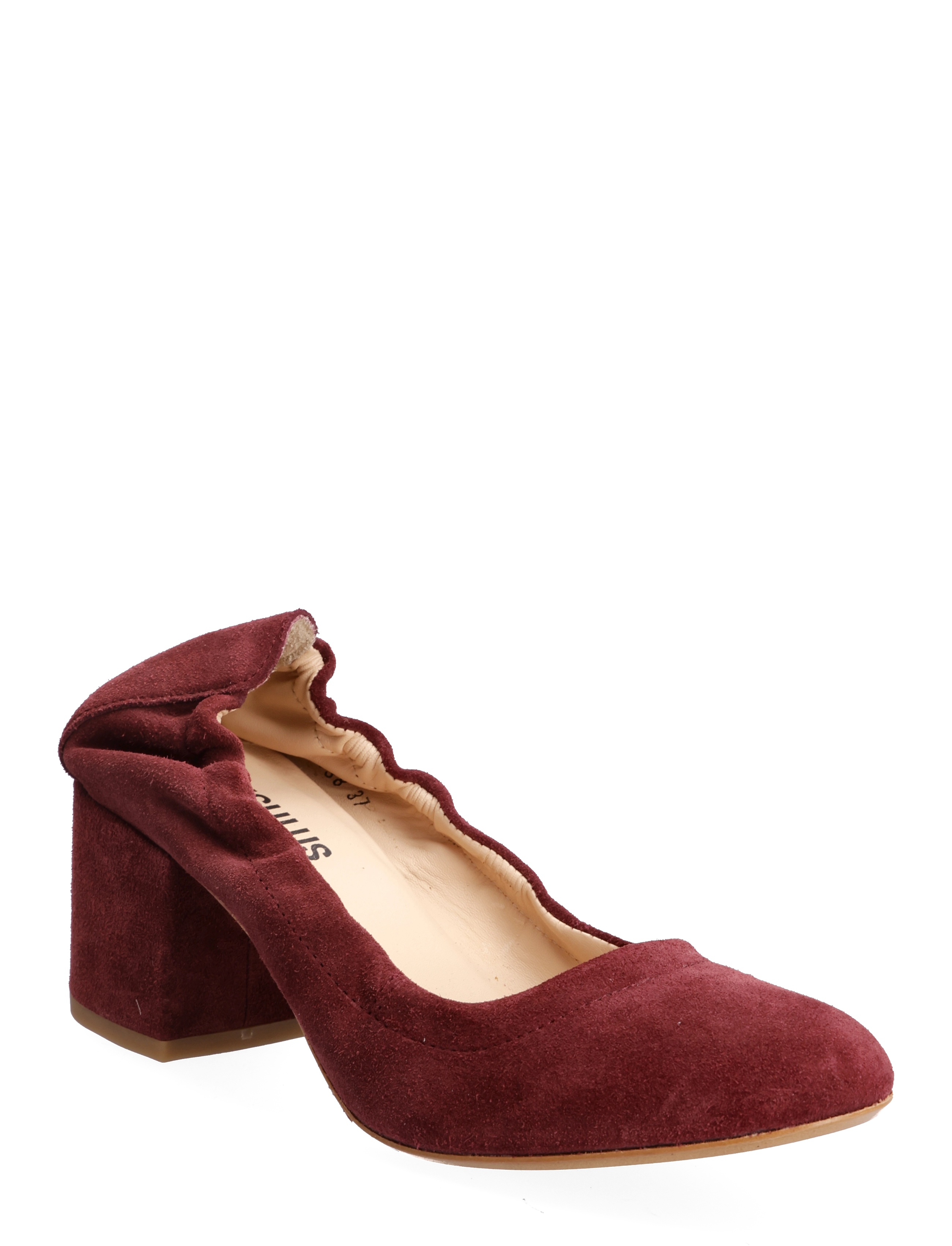 ANGULUS - Sandals - Block heels - 1152 bordeaux - 0