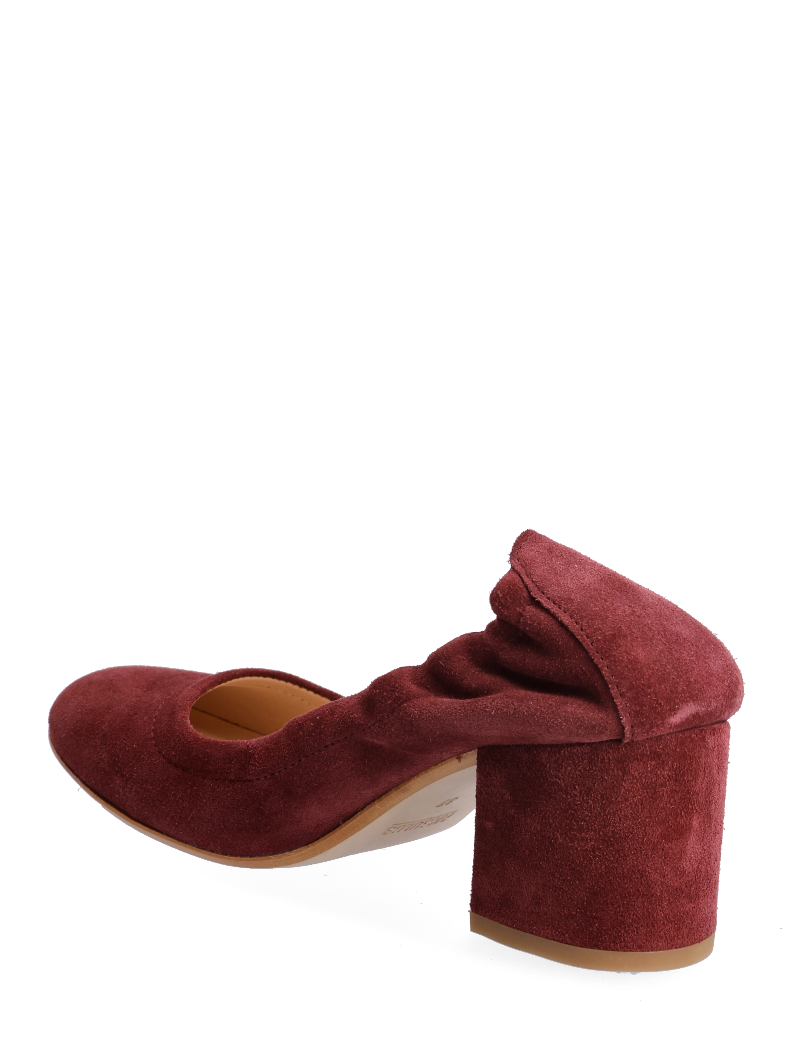 ANGULUS - Sandals - Block heels - 1152 bordeaux - 2
