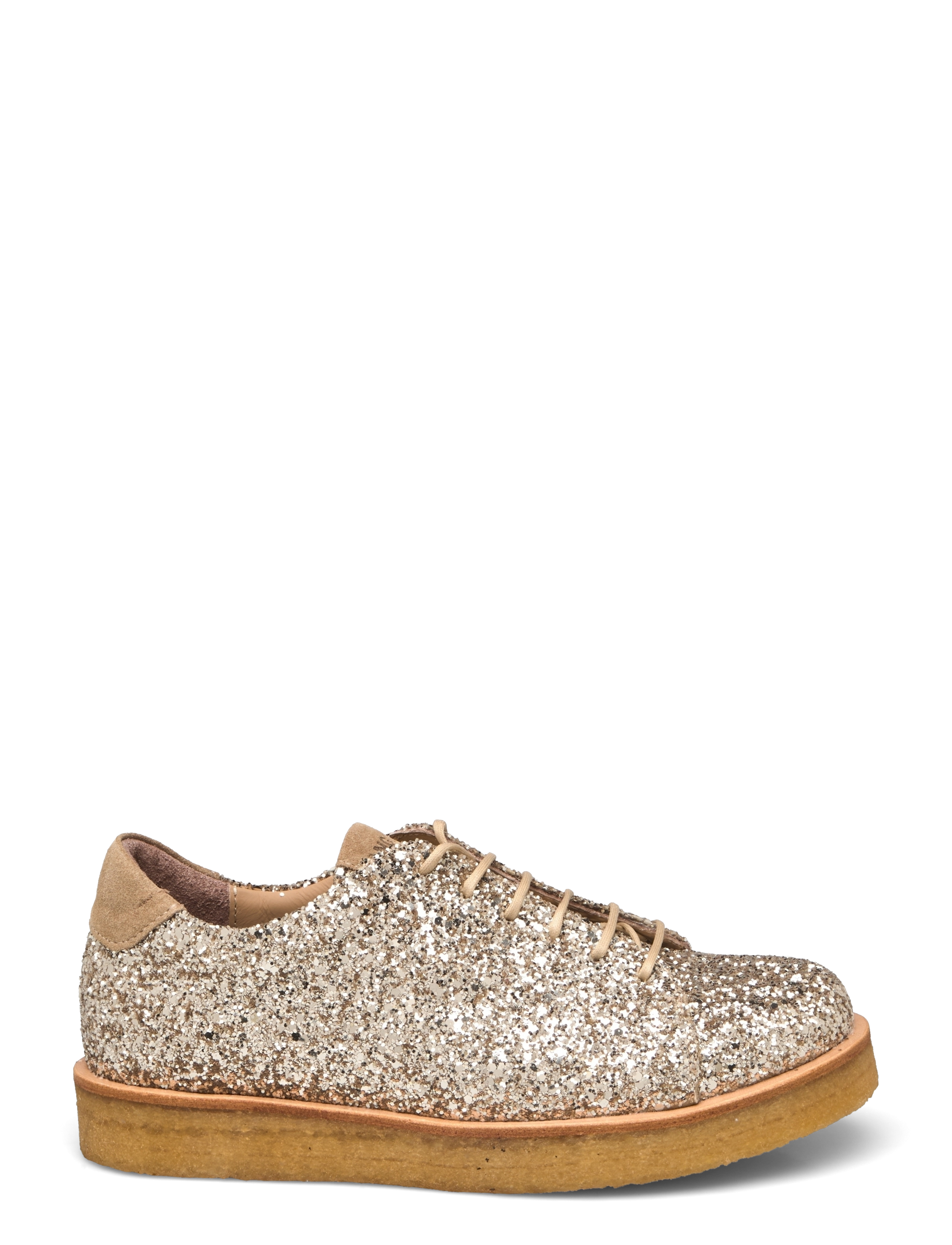 ANGULUS - Shoes - flat - with lace - 3618/2217 champagne glitter/sa - 1