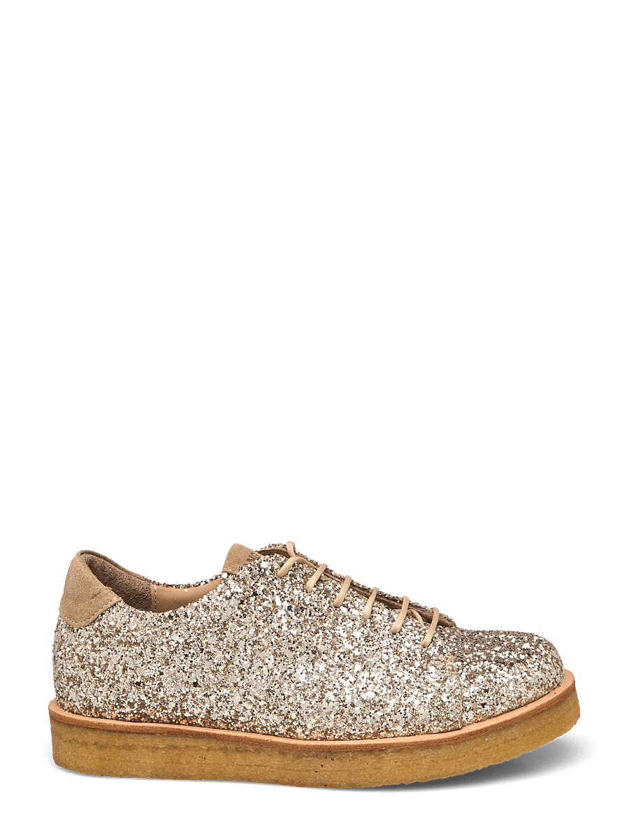 ANGULUS - Shoes - flat - with lace - mode trends - 3618/2217 champagne glitter/sa - 1