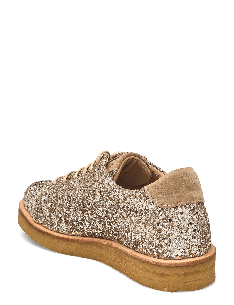 ANGULUS - Shoes - flat - with lace - mode trends - 3618/2217 champagne glitter/sa - 2