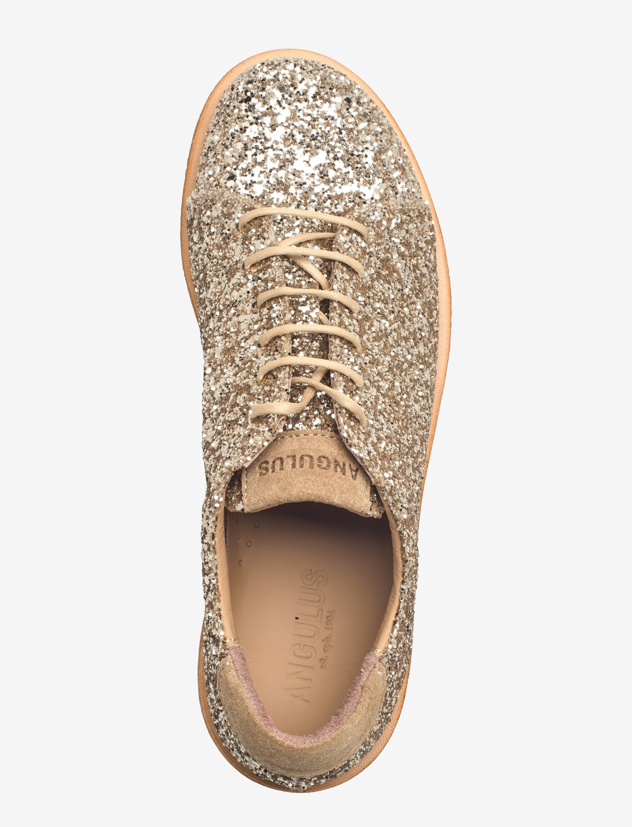 ANGULUS - Shoes - flat - with lace - moetrendid - 3618/2217 champagne glitter/sa - 4