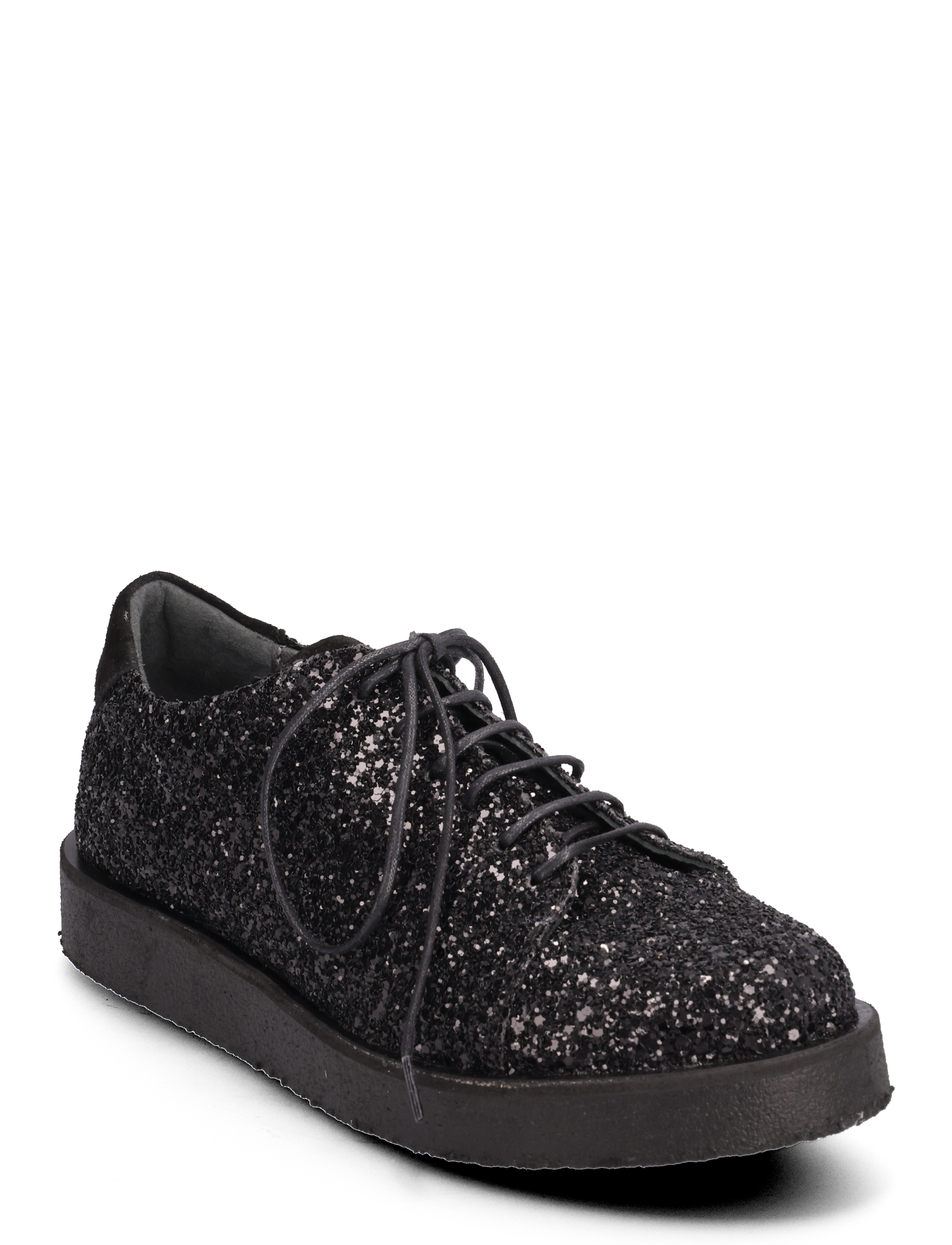 ANGULUS Schuhe Flat With Lace, 35, Flats, Schwarz - Laced Schuhe, Frauen