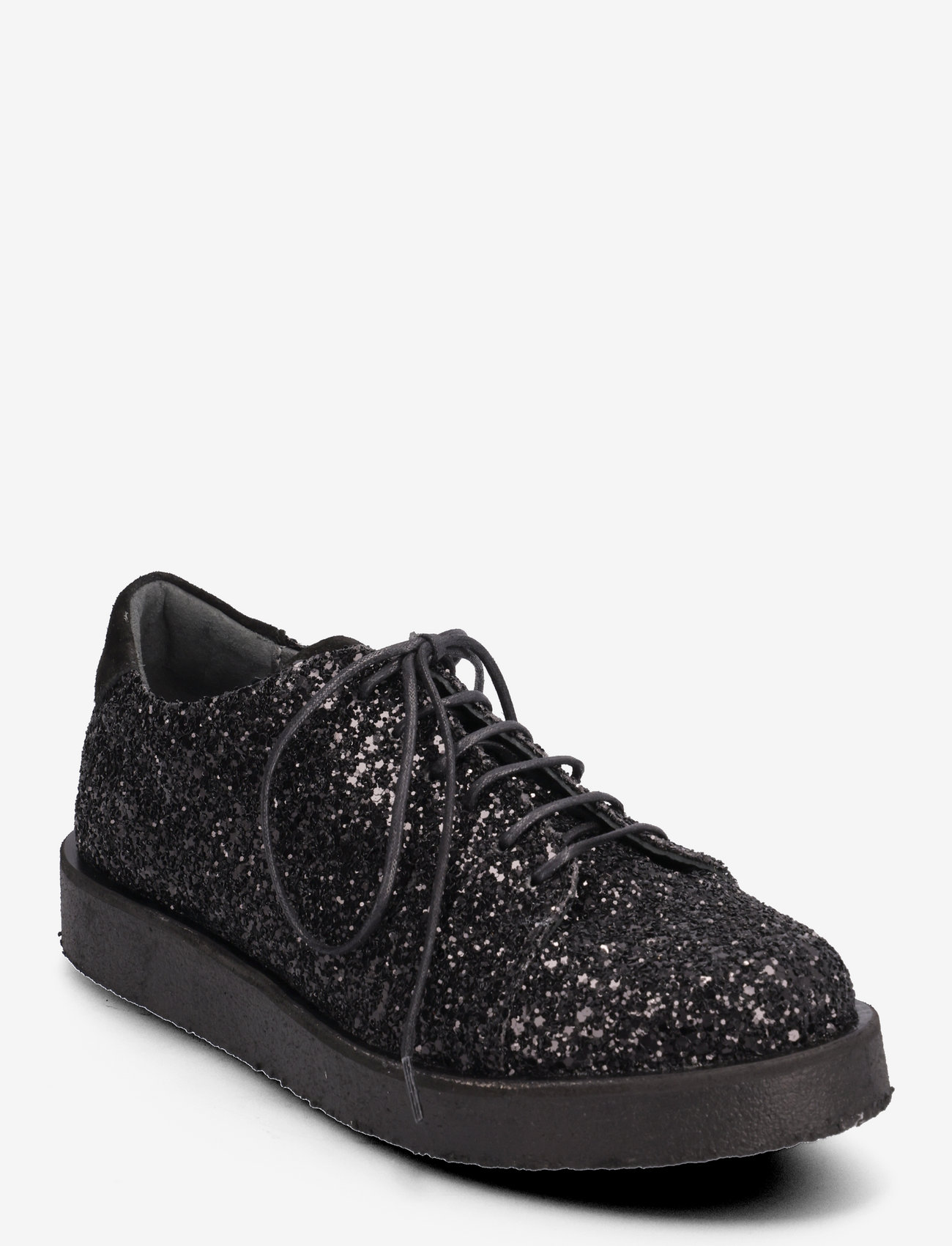 ANGULUS - Shoes - flat - with lace - fashion trends - 2486/1163 black glitter/black - 0