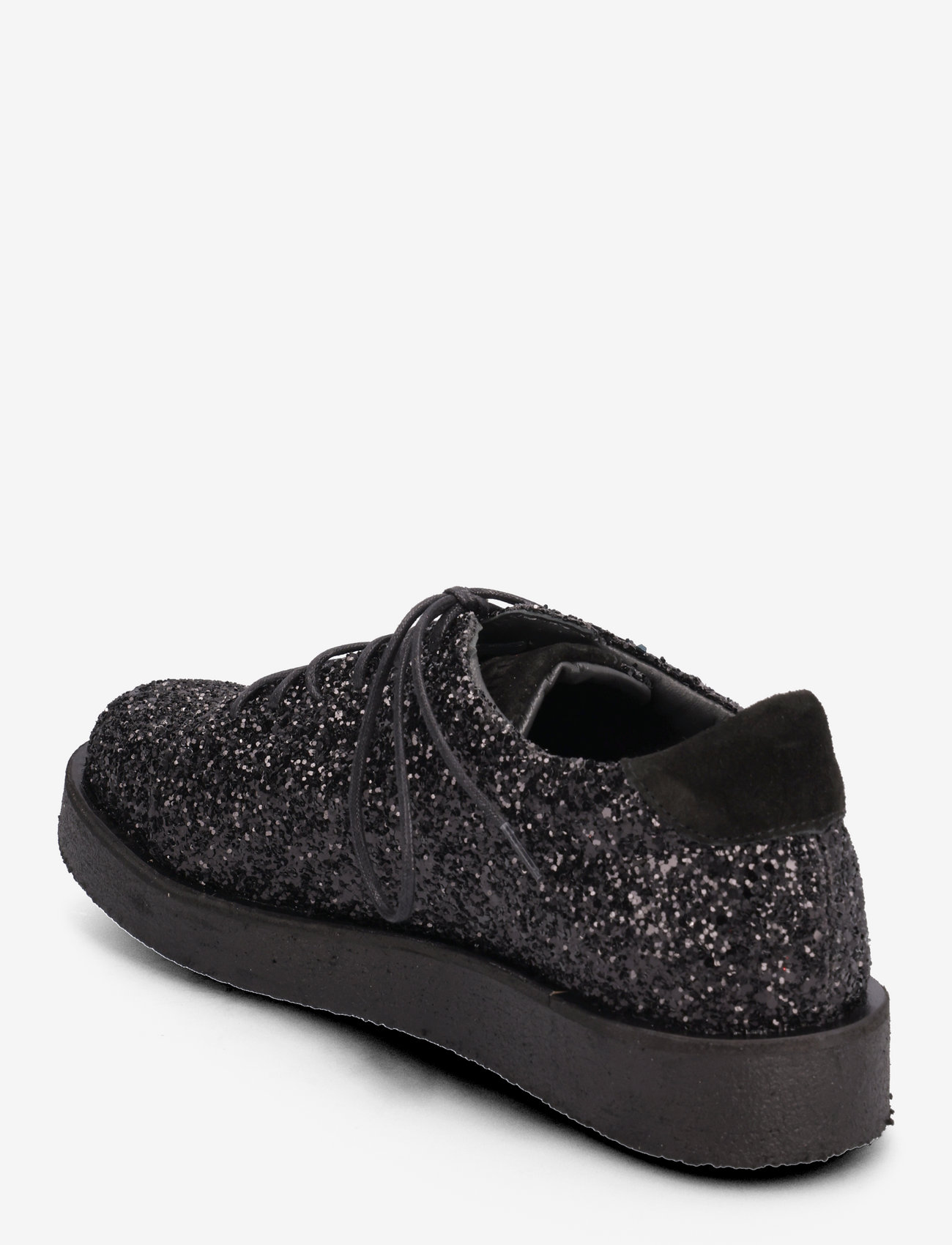 ANGULUS - Shoes - flat - with lace - fashion trends - 2486/1163 black glitter/black - 2