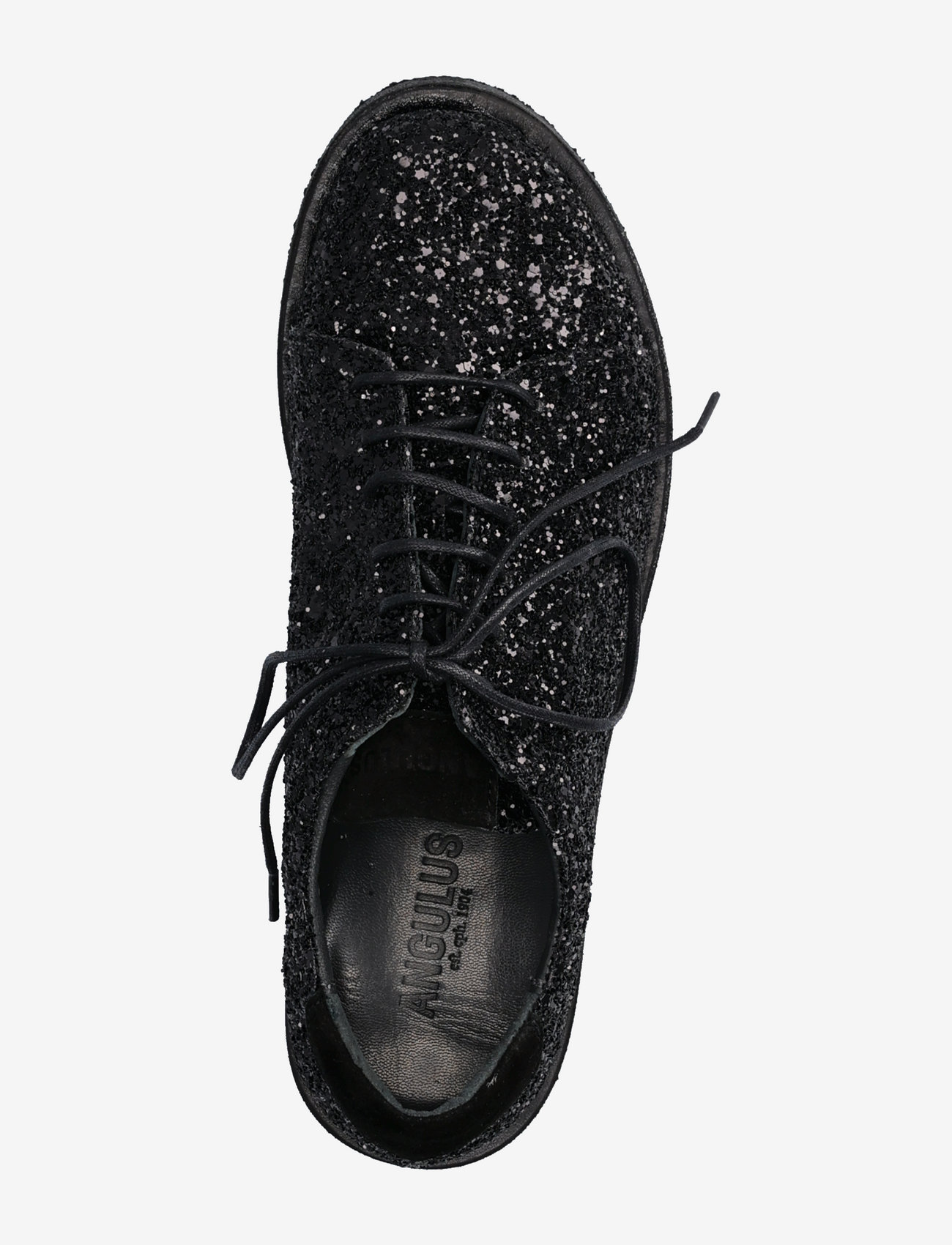 ANGULUS - Shoes - flat - with lace - fashion trends - 2486/1163 black glitter/black - 3