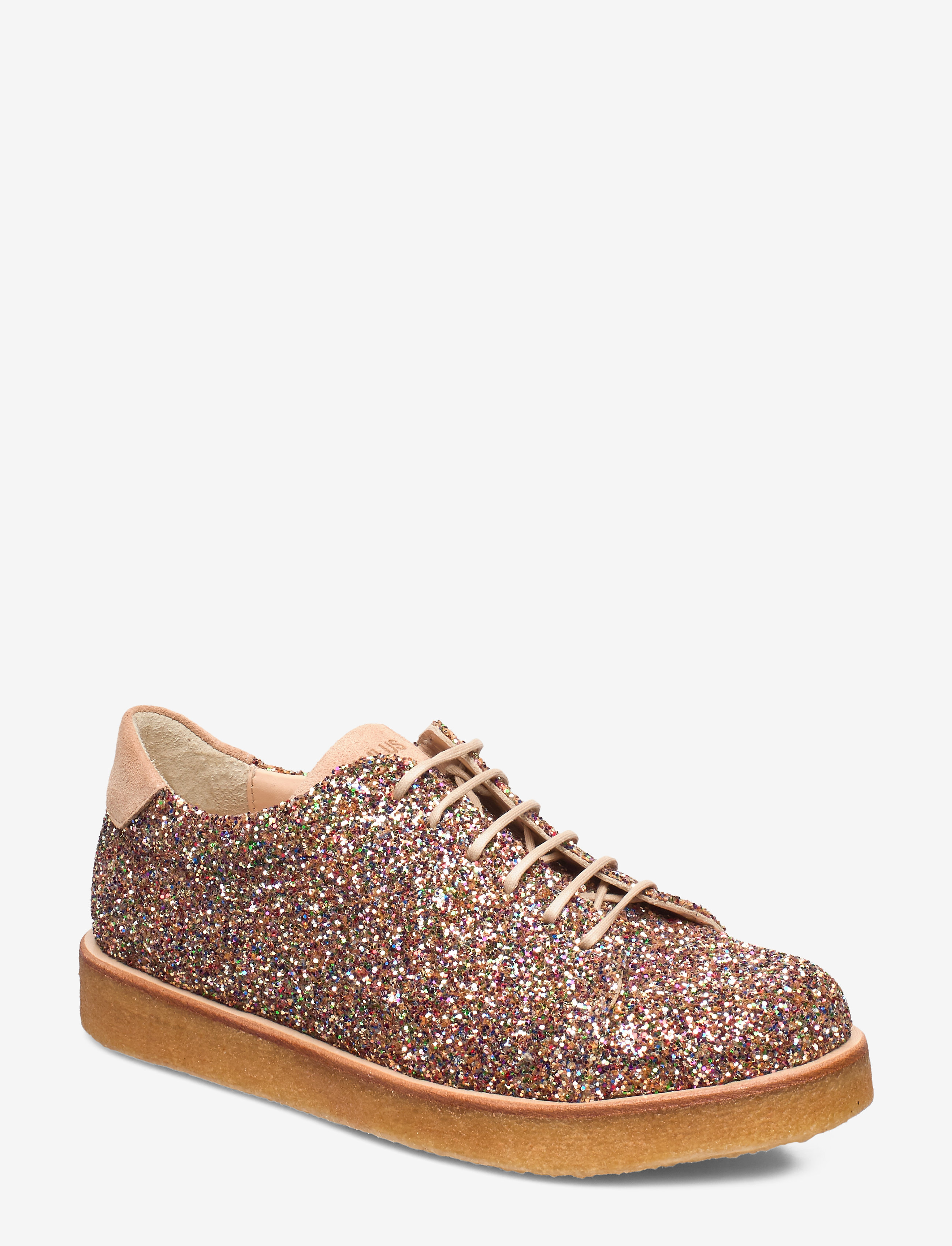 Shoes - flat - with lace - 2488/1149 MULTI GLITTER/SAND