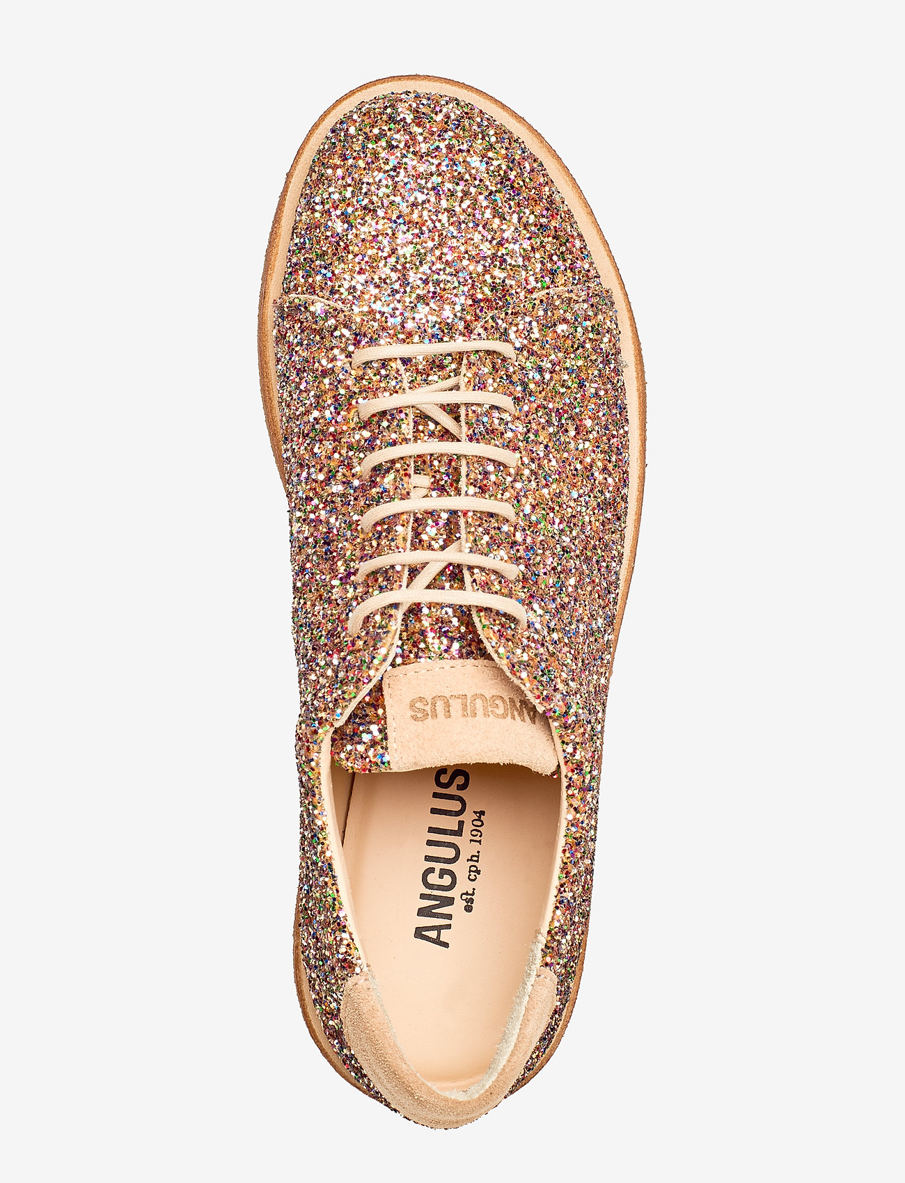 ANGULUS - Shoes - flat - with lace - modetrends - 2488/1149 multi glitter/sand - 4