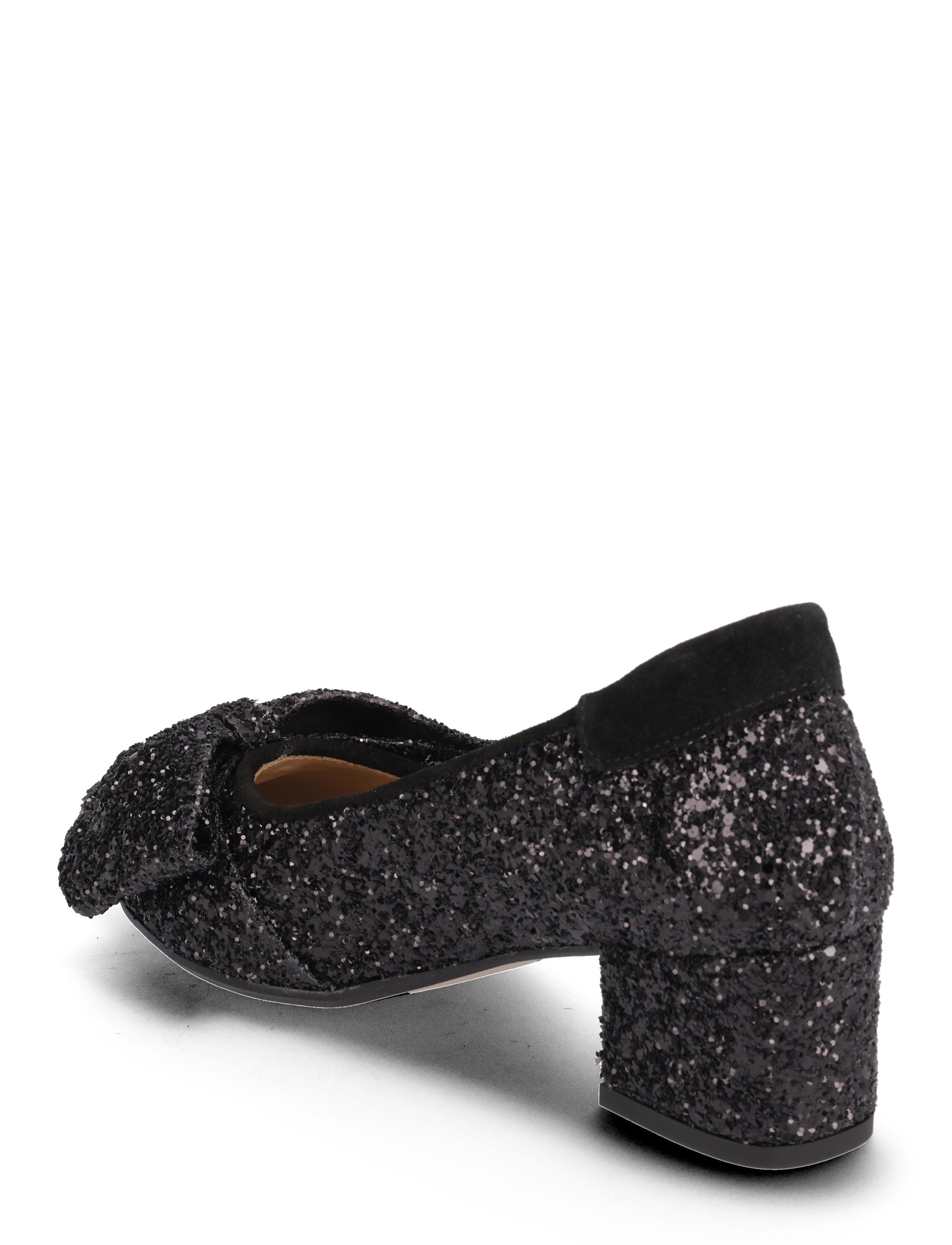 ANGULUS - Pump - kontsaga kingad - 2486/1163 black glitter/black - 3