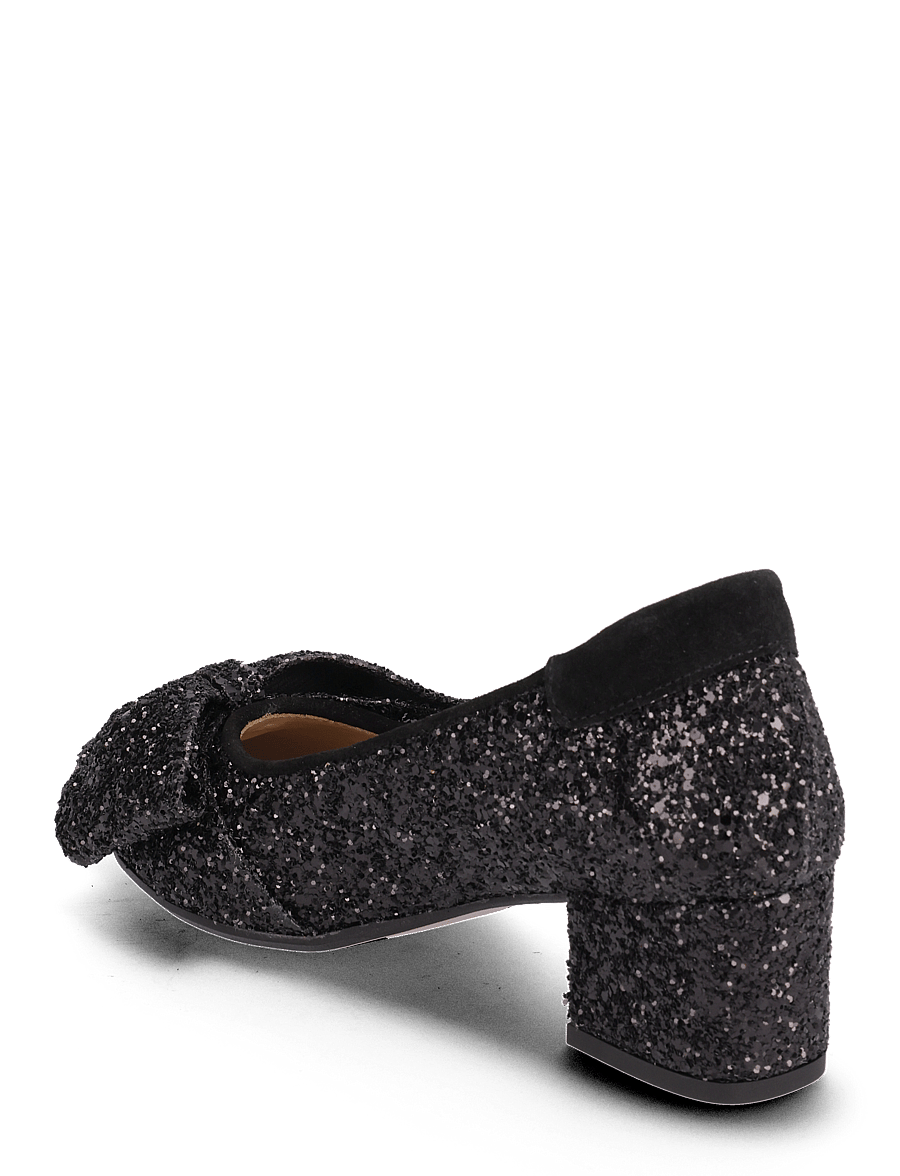 ANGULUS - Pump - kontsaga kingad - 2486/1163 black glitter/black - 3