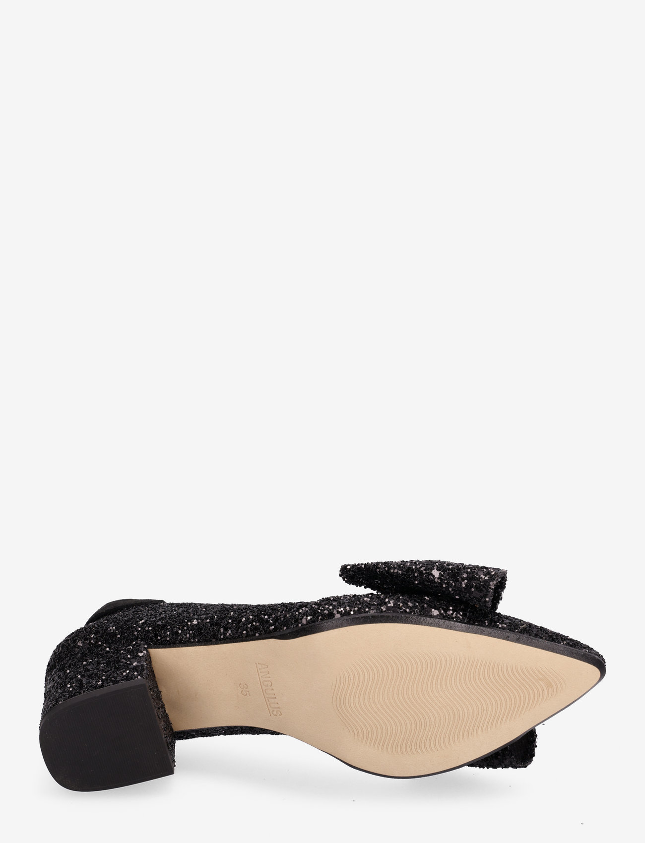 ANGULUS - Pump - avokkaat - 2486/1163 black glitter/black - 5