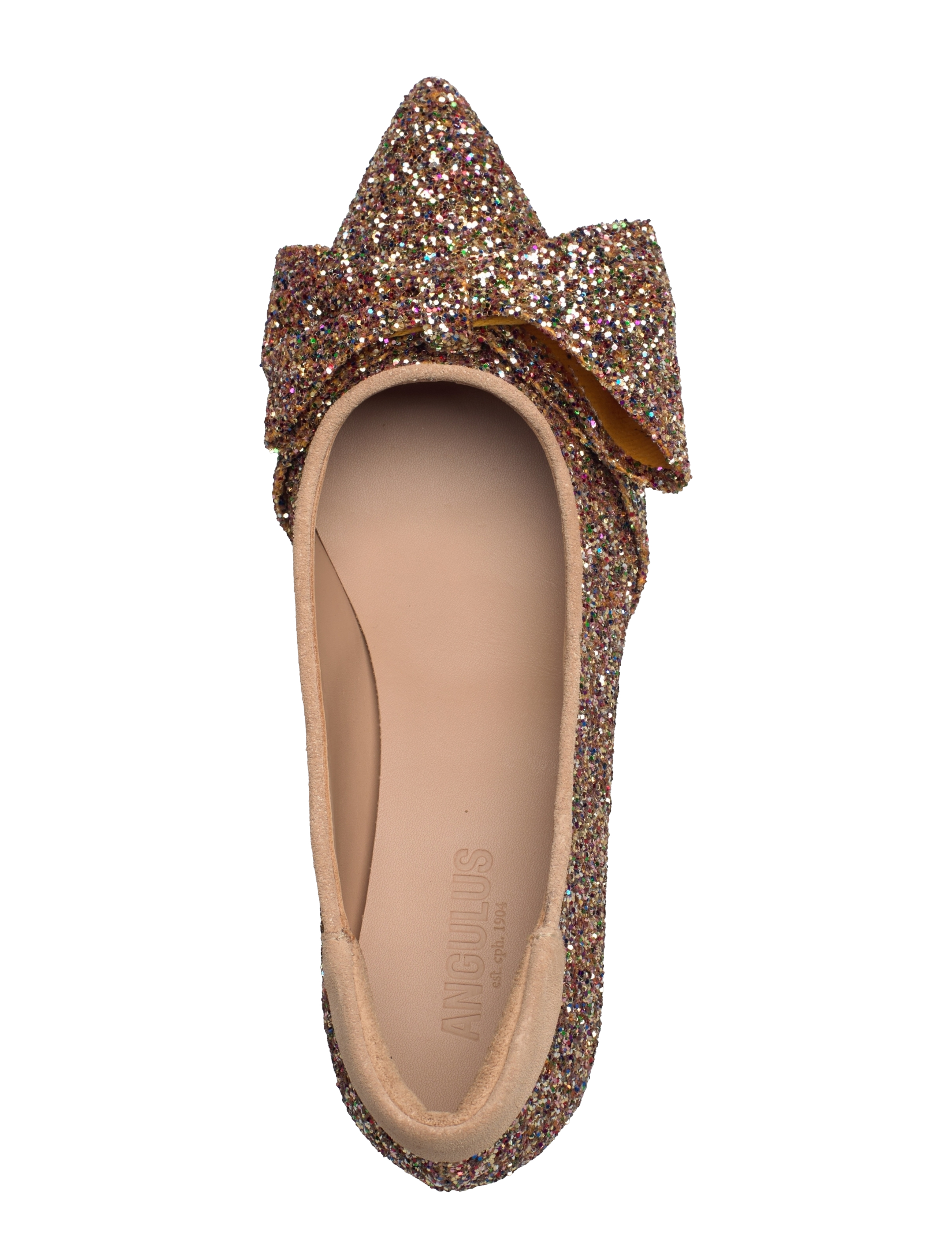 ANGULUS - Pump - festkläder till outletpriser - 2488/1149 multi glitter/sand - 4