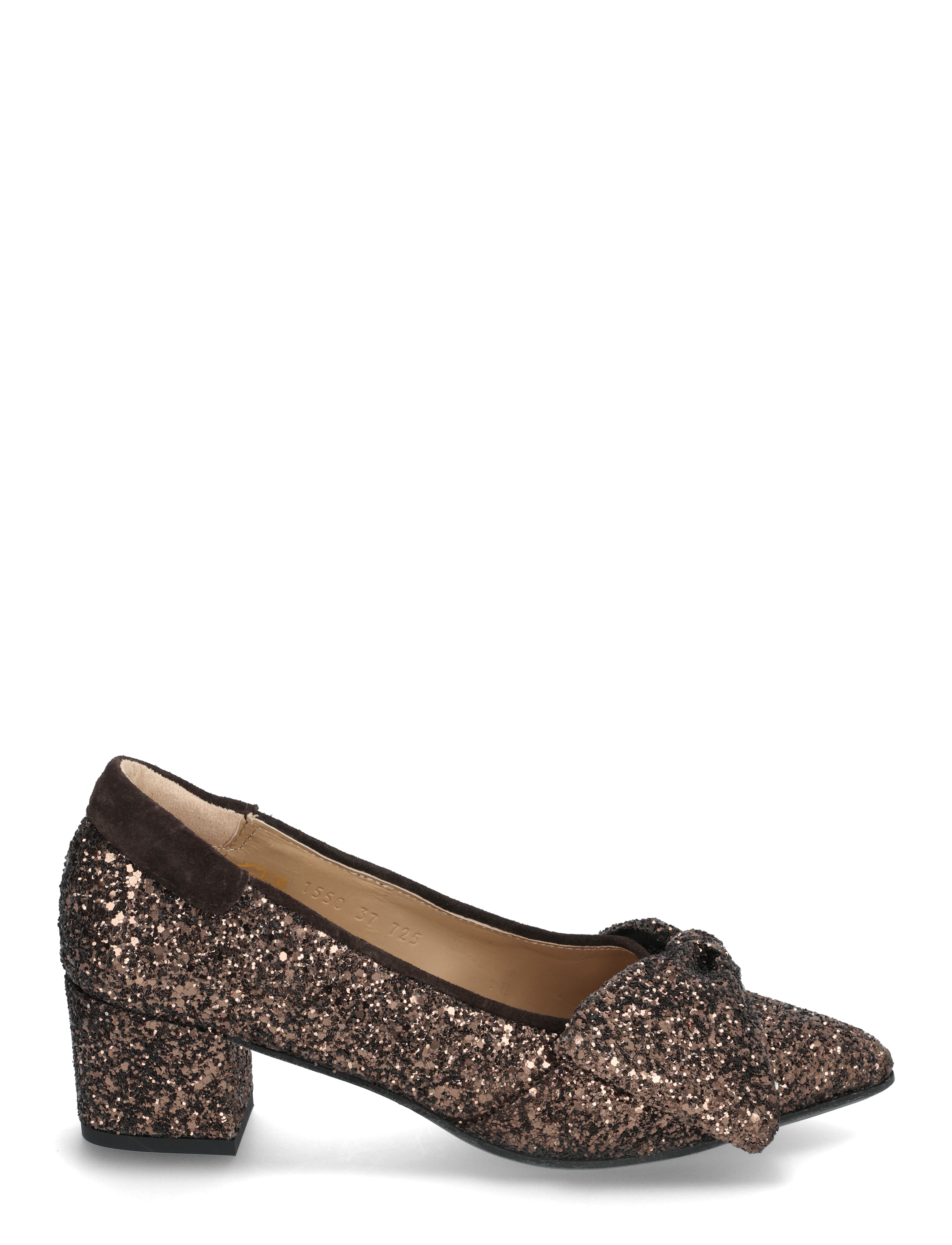 ANGULUS - Pump - pumps - 2487/2193 brown glitter/dark b - 2