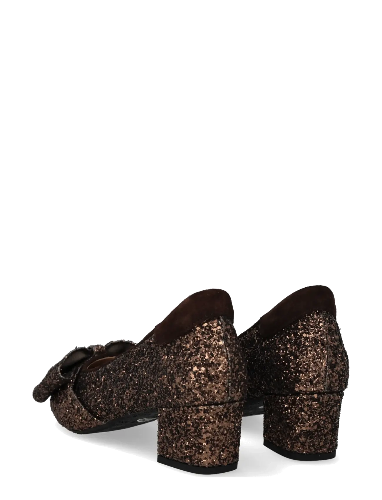 ANGULUS - Pump - 2487/2193 brown glitter/dark b - 2