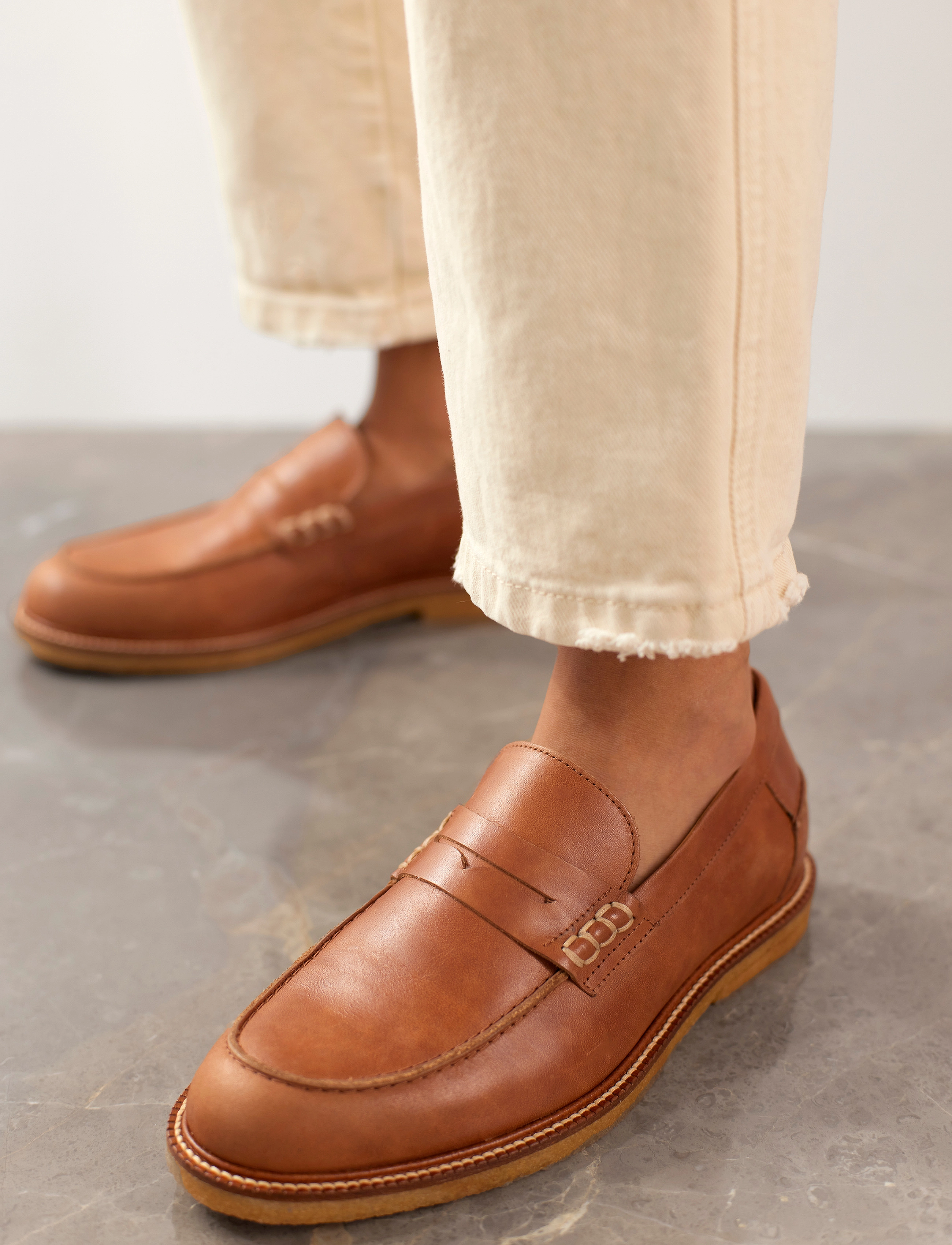 ANGULUS Loafer, 39.5, Flats, Braun - Loafers, Frauen