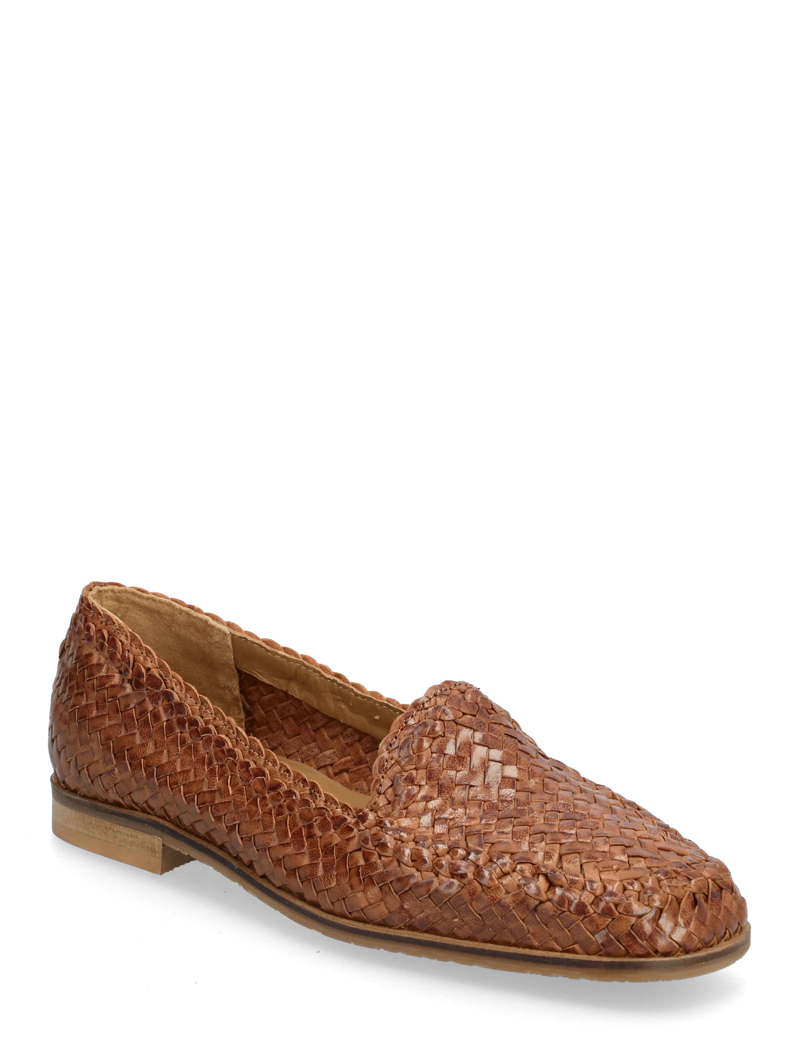 ANGULUS Loafer - Transitional Layering - 3614 TAN BRAID / brown