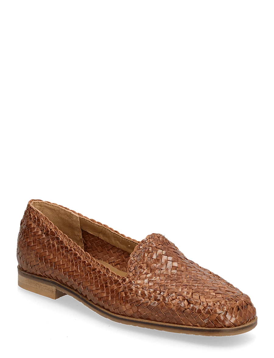 ANGULUS - Loafer - mode trends - 3614 tan braid - 0