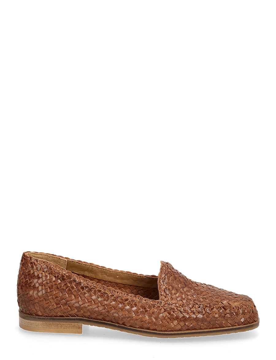 ANGULUS - Loafer - mode trends - 3614 tan braid - 1