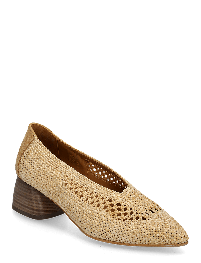 ANGULUS - Pump - pumps - 3611/2740 corn raffia/camel - 0