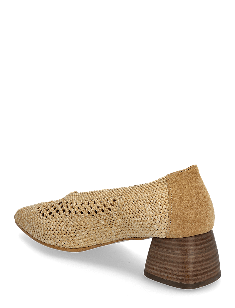 ANGULUS - Pump - pumps - 3611/2740 corn raffia/camel - 2