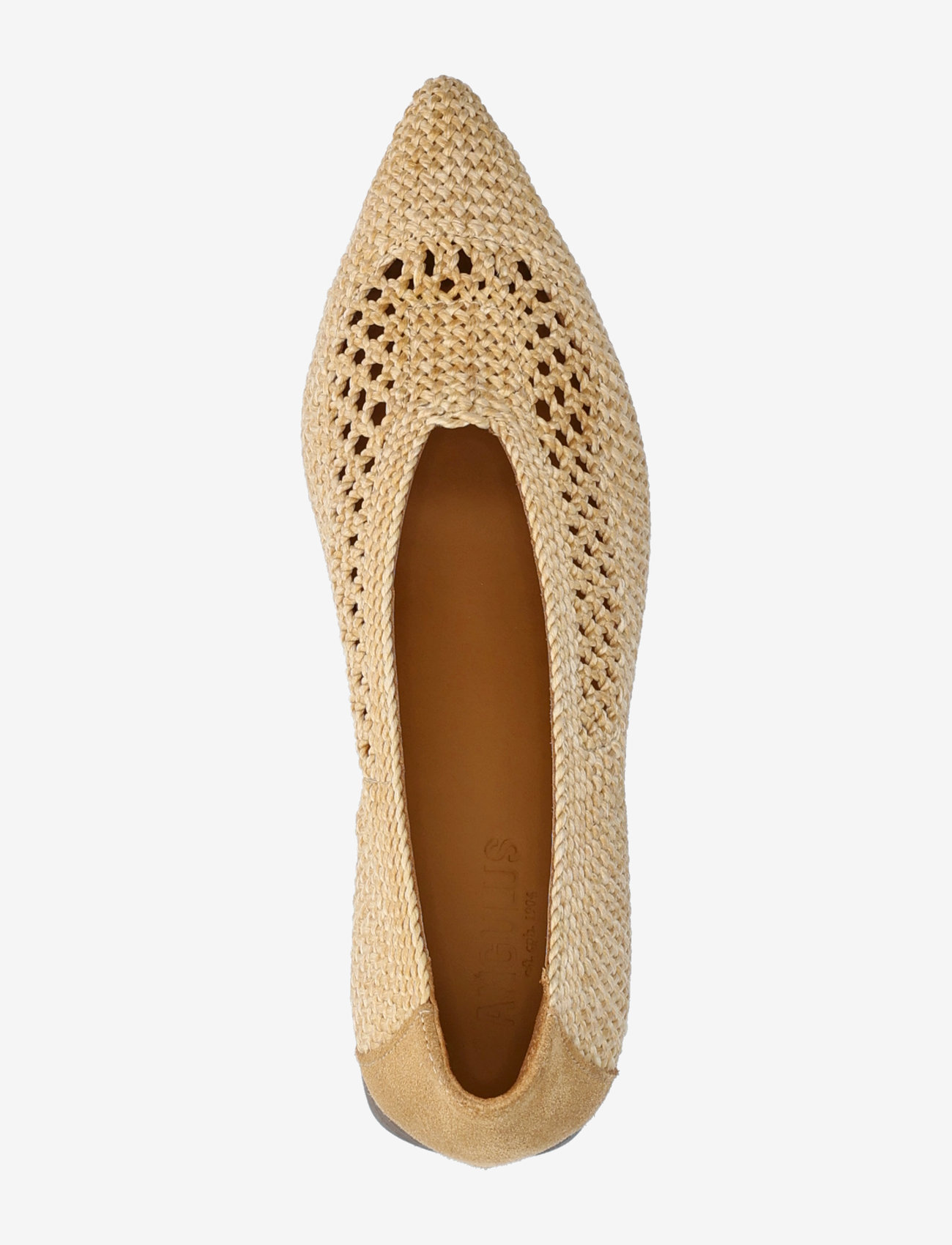 ANGULUS - Pump - stiletter & pumps - 3611/2740 corn raffia/camel - 3