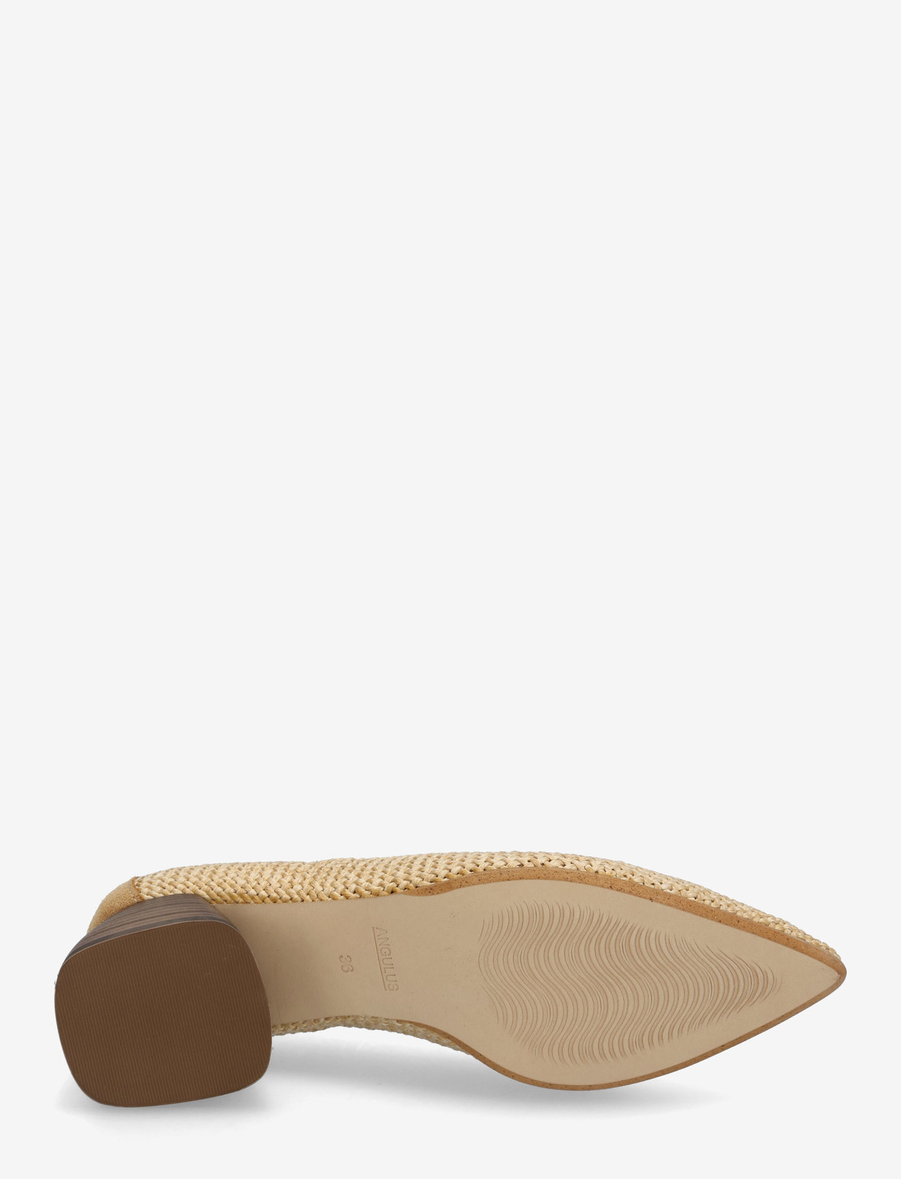 ANGULUS - Pump - stiletter & pumps - 3611/2740 corn raffia/camel - 4
