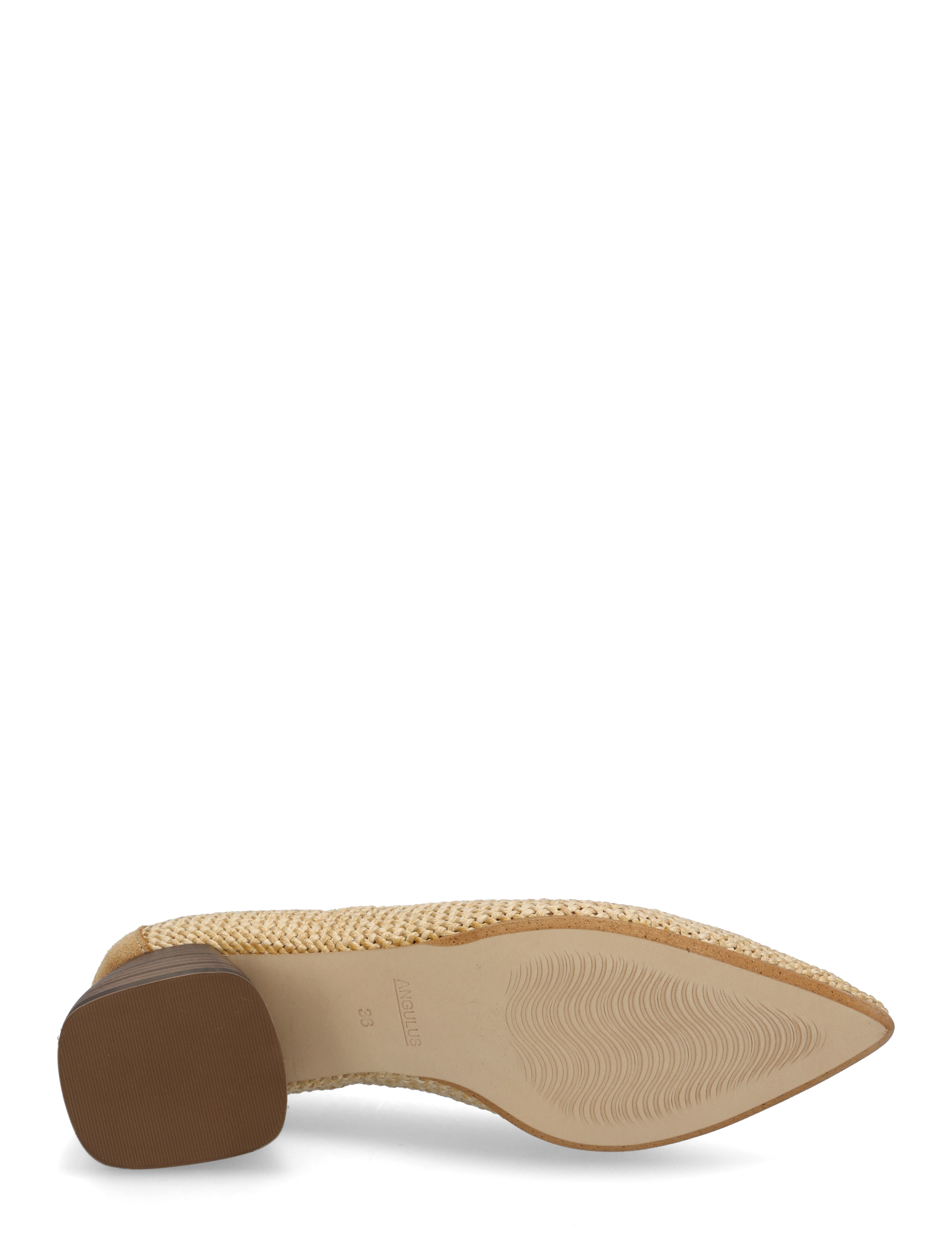 ANGULUS - Pump - 3611/2740 corn raffia/camel - 4