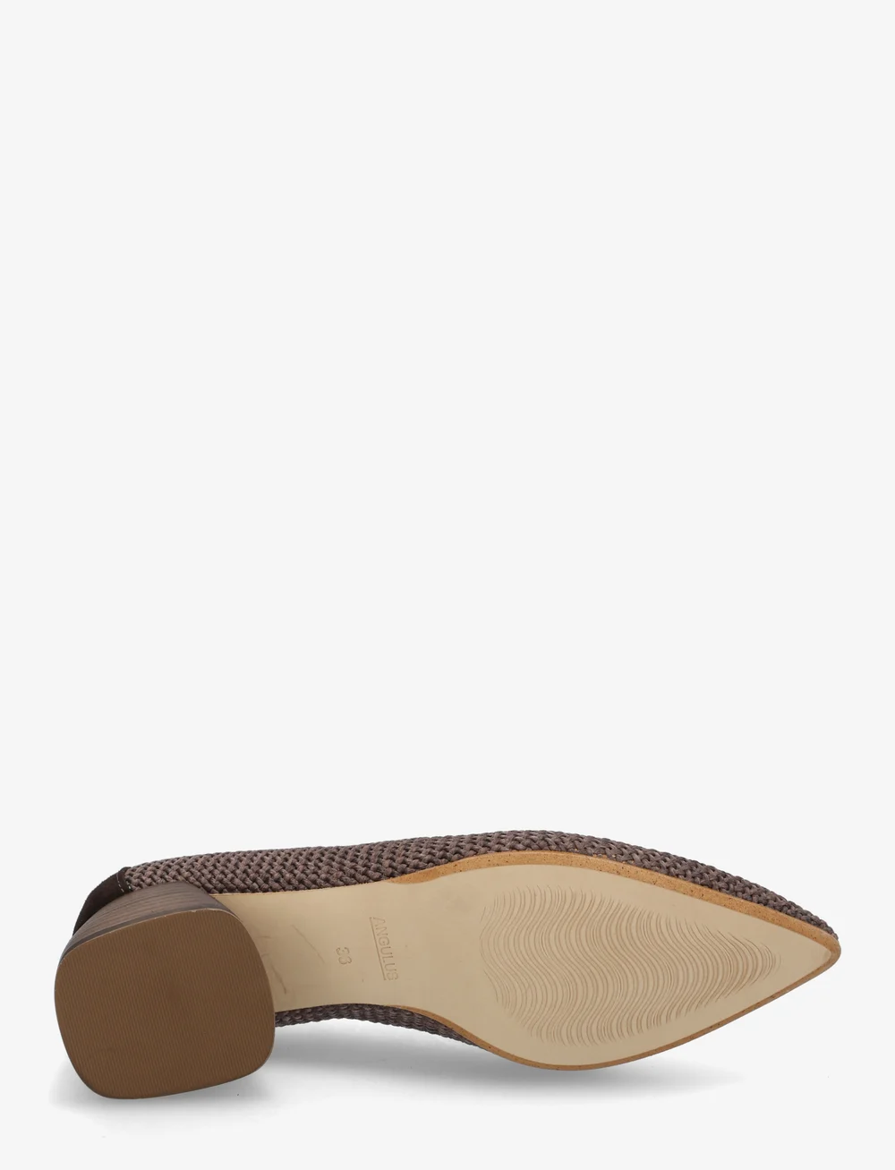 ANGULUS - Pump - pumps - 3623/2193 dark brown braid/dar - 4