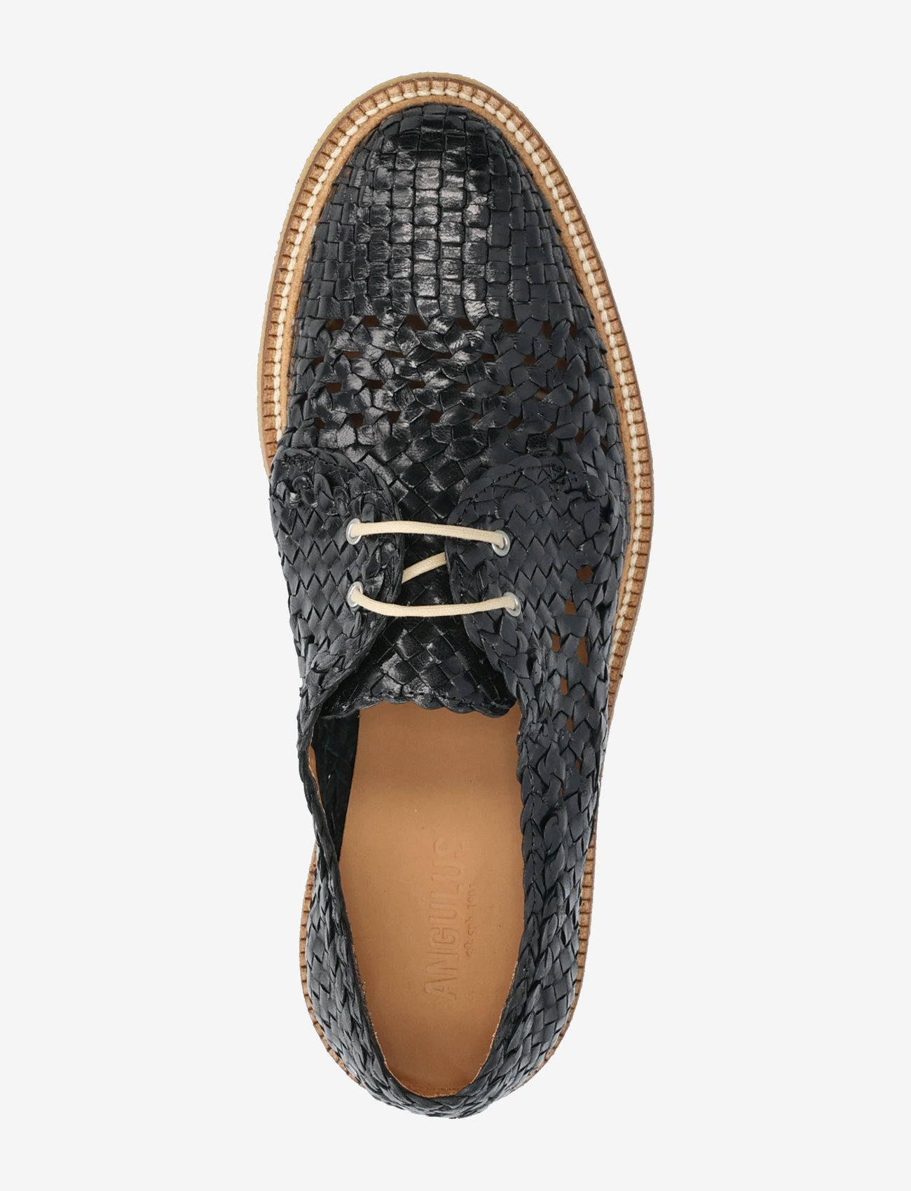 ANGULUS - Shoes - flat - with lace - paeltega jalanõud - 2072 black - 3