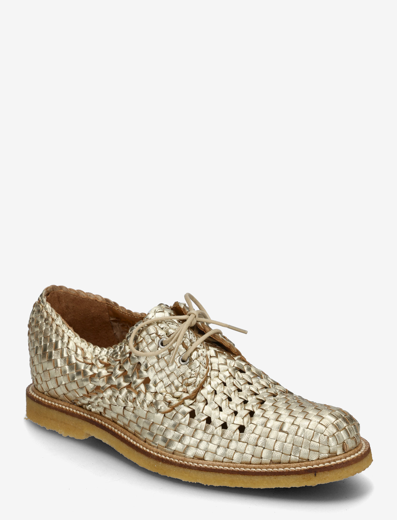 ANGULUS - Shoes - flat - with lace - snøresko - 3612 gold braid - 0