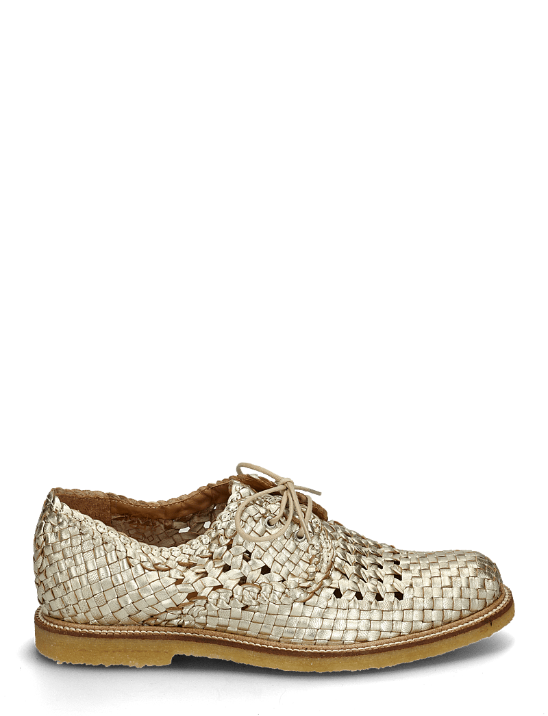 ANGULUS - Shoes - flat - with lace - fashion trends - 3612 gold braid - 1