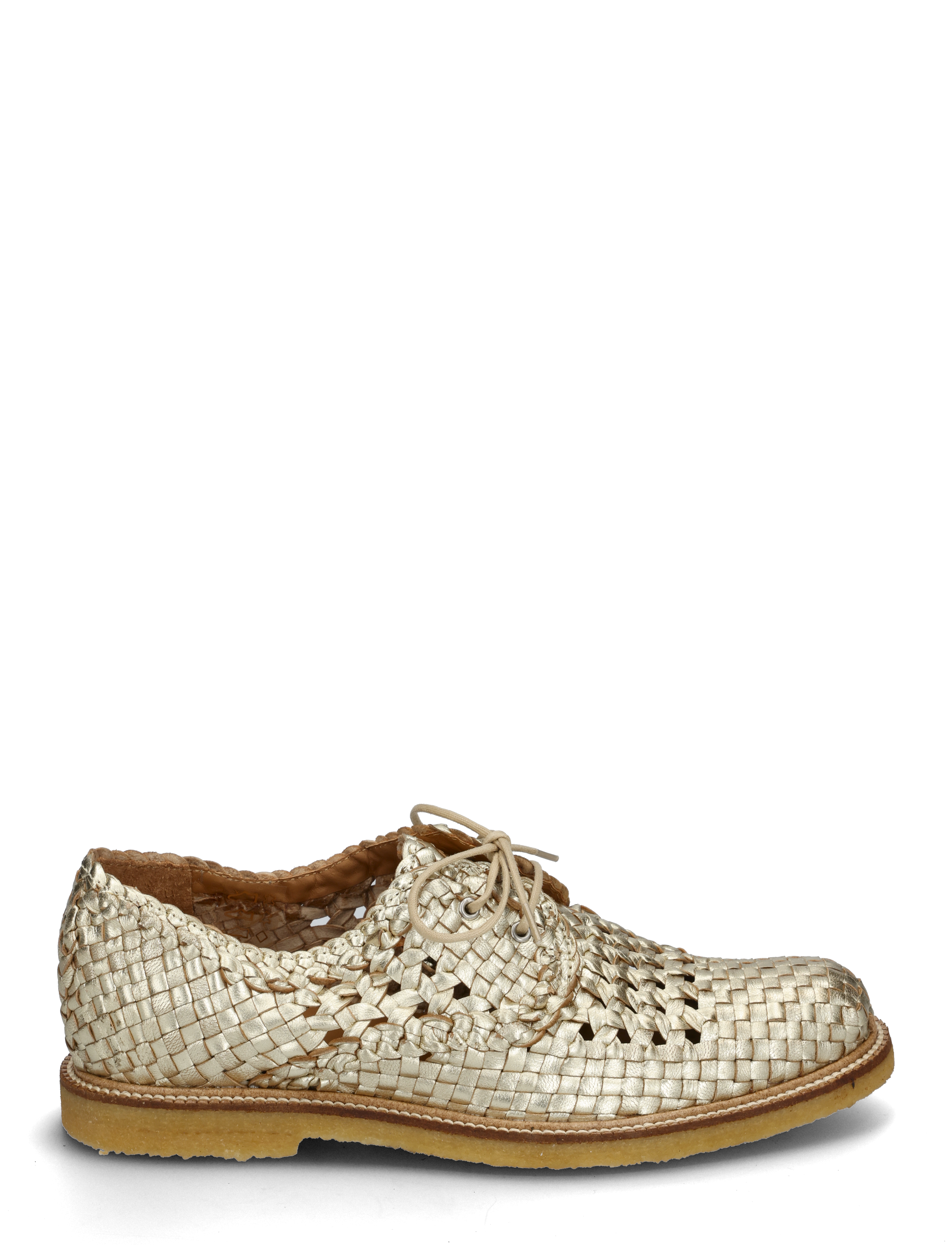 ANGULUS - Shoes - flat - with lace - fashion trends - 3612 gold braid - 1