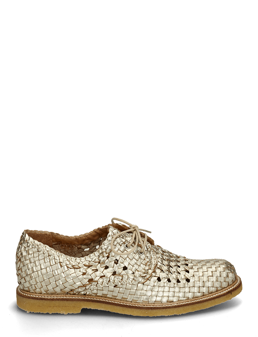 ANGULUS - Shoes - flat - with lace - modetrends - 3612 gold braid - 1