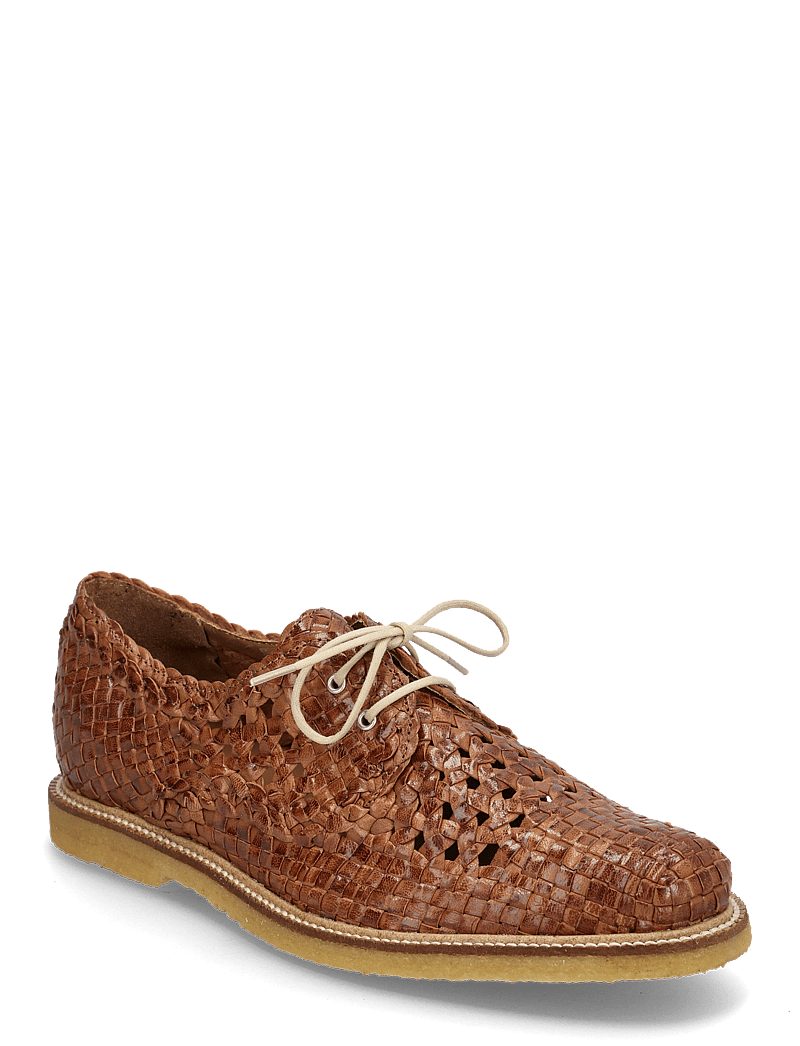 ANGULUS - Shoes - flat - with lace - modetrends - 3614 tan braid - 0