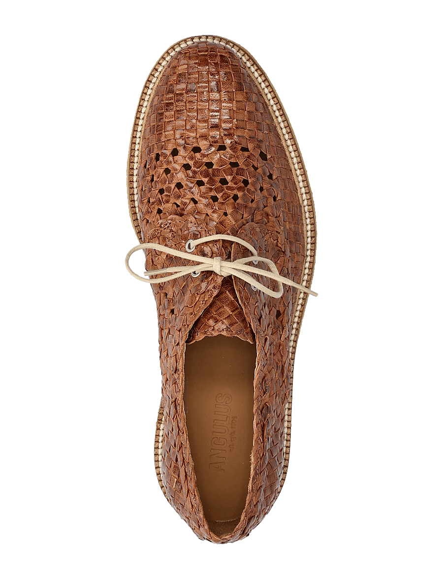 ANGULUS - Shoes - flat - with lace - modetrender - 3614 tan braid - 3