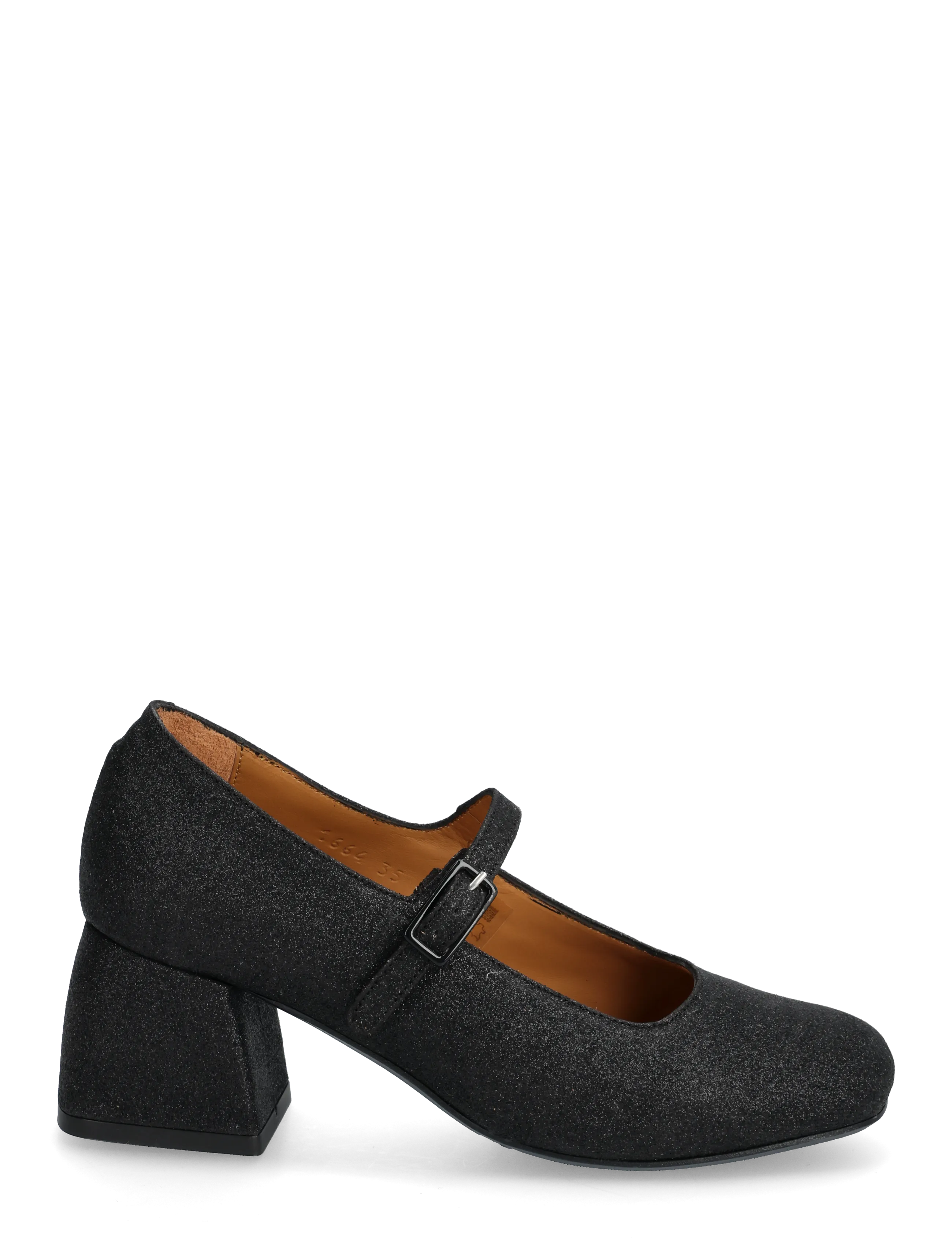 ANGULUS - Shoes - heel - with buckle - særlige begivenheder - 3605 black fine glitter - 1