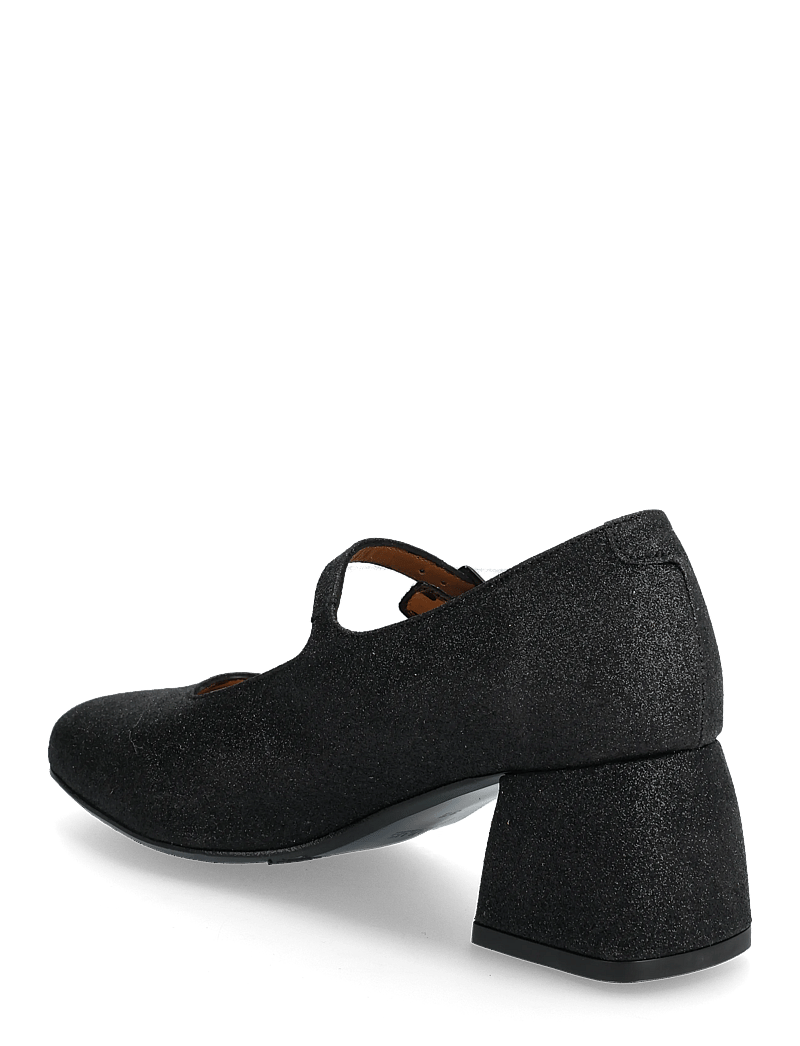 ANGULUS - Shoes - heel - with buckle - speciella tillfällen - 3605 black fine glitter - 2