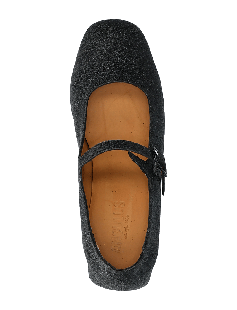 ANGULUS - Shoes - heel - with buckle - speciella tillfällen - 3605 black fine glitter - 3