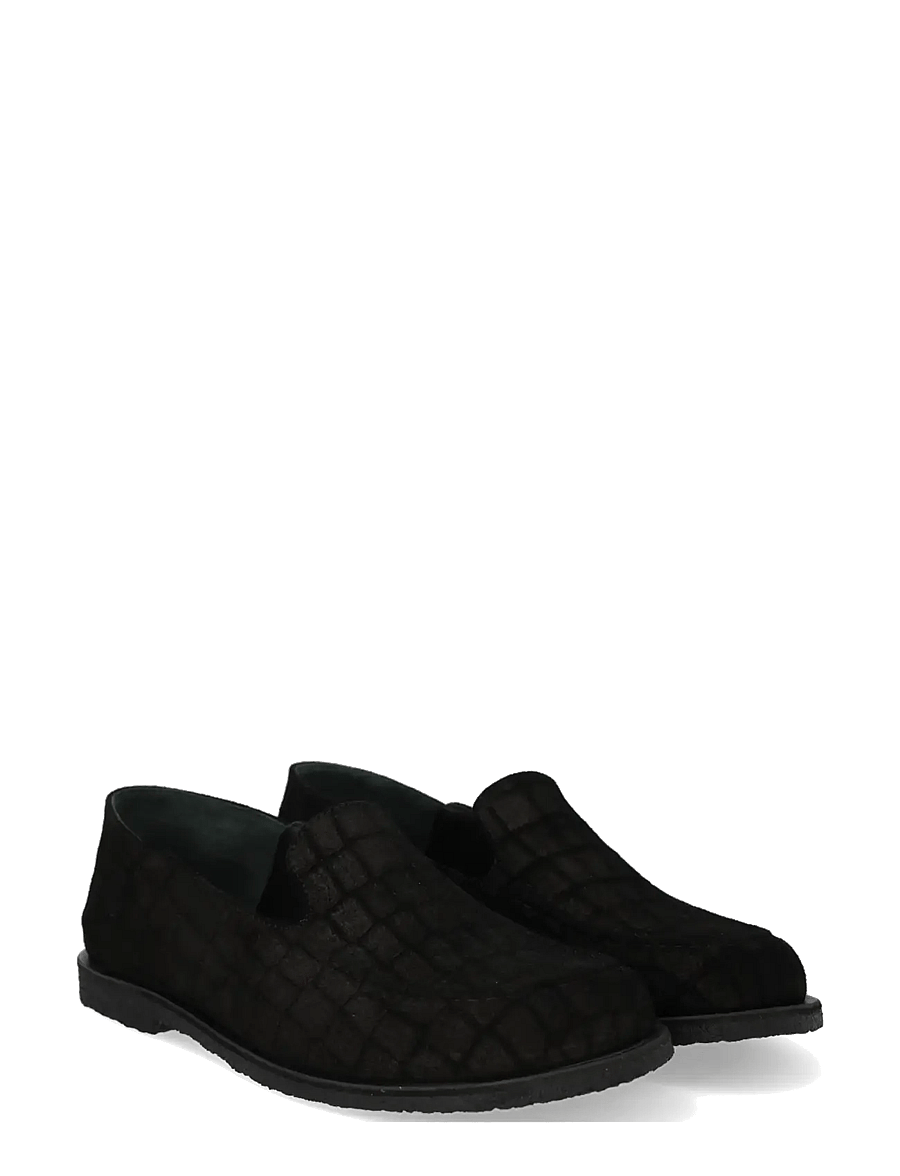 ANGULUS - Loafer - modetrends - 4721 black croco suede - 0